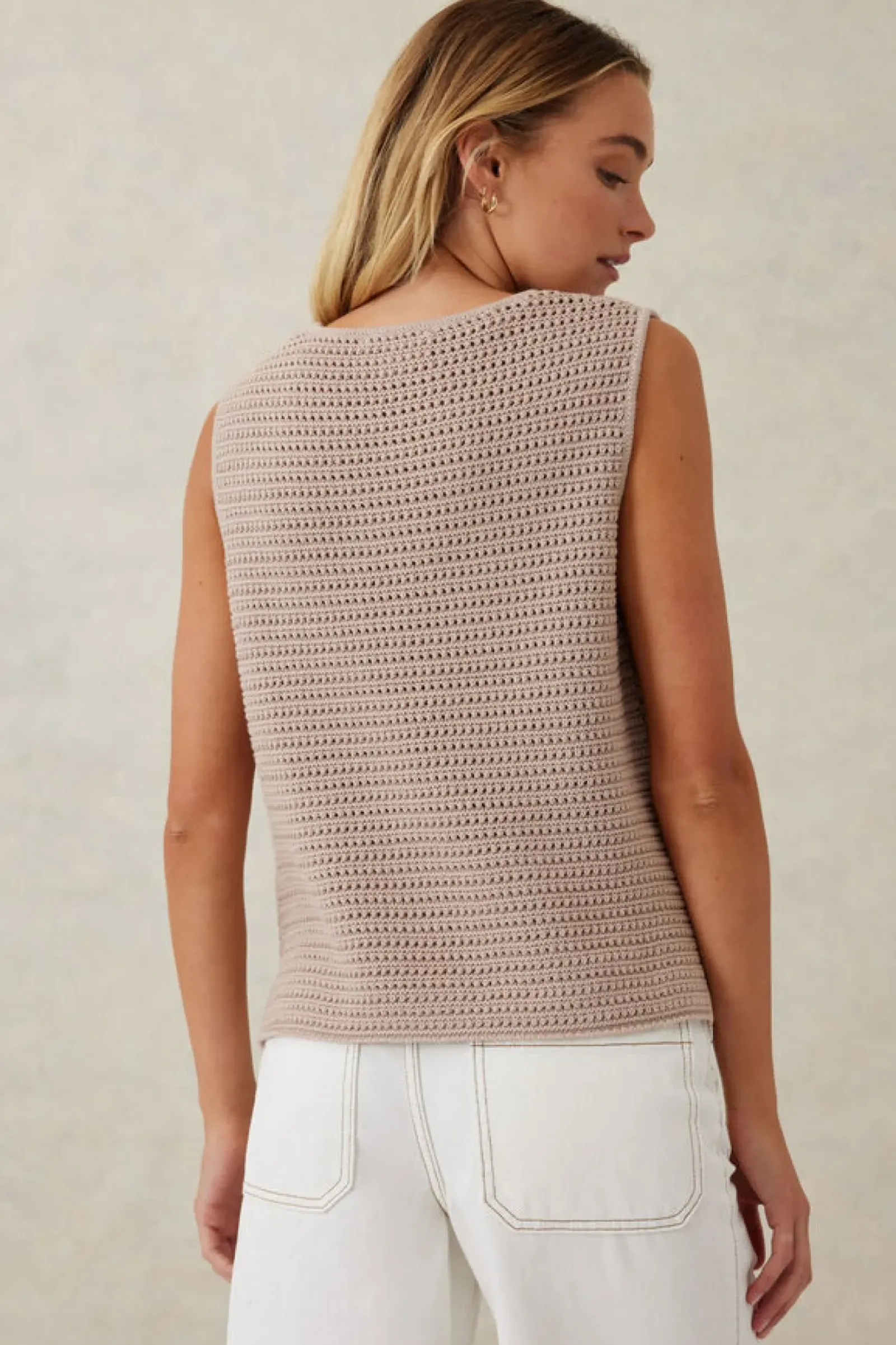 Ceres Life Mesh Knit Tank - String Online
