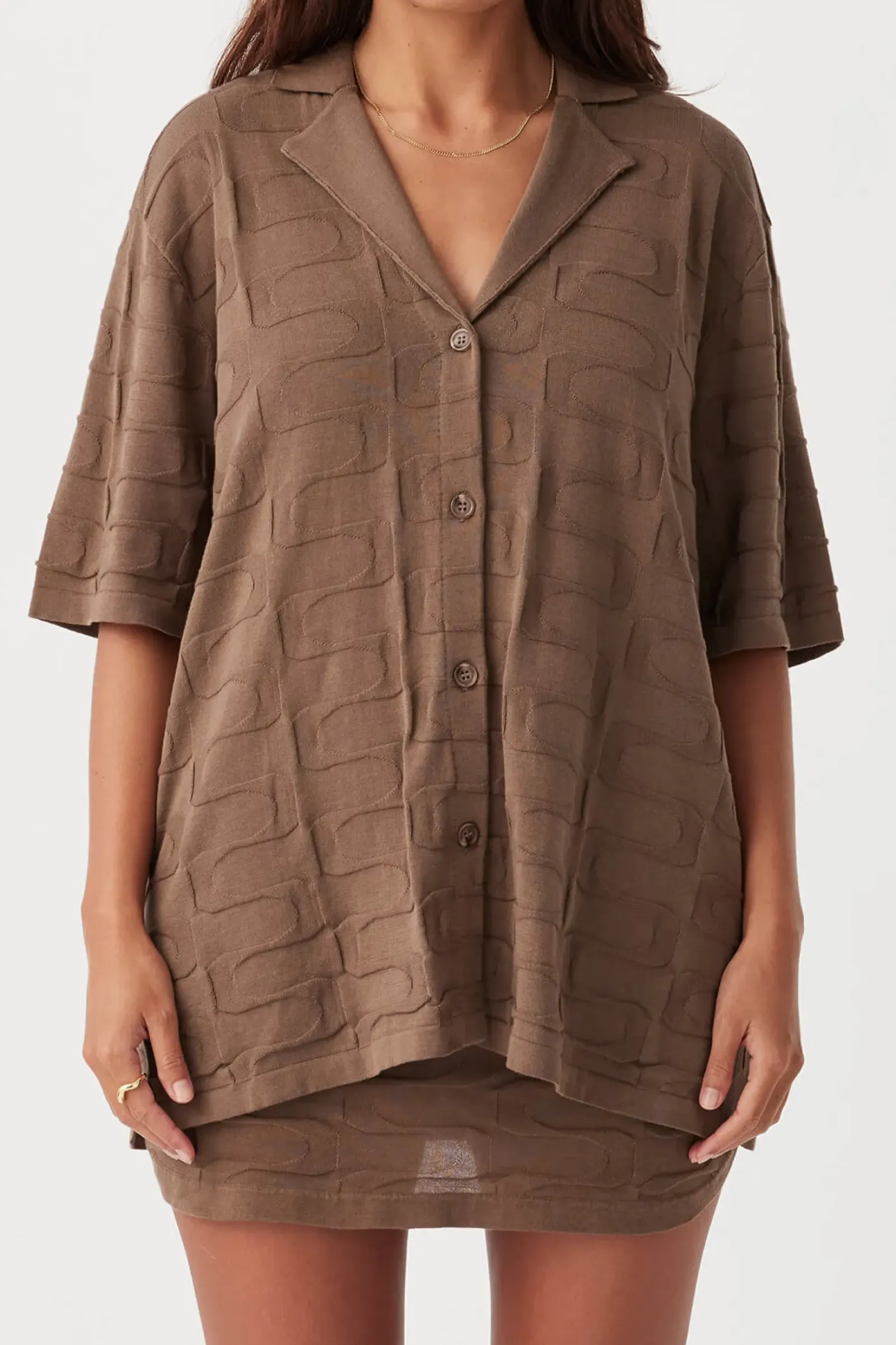 ARCAA Lara Shirt - Cacao Fashion
