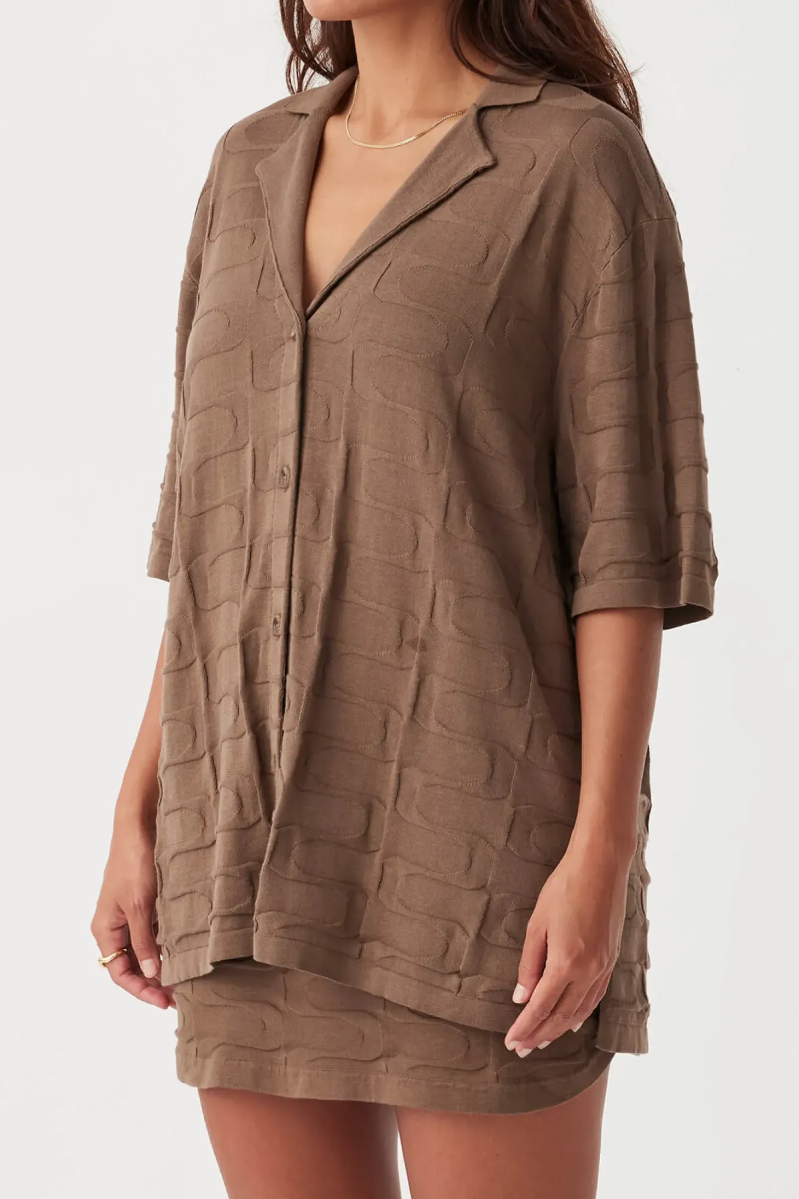 ARCAA Lara Shirt - Cacao Fashion