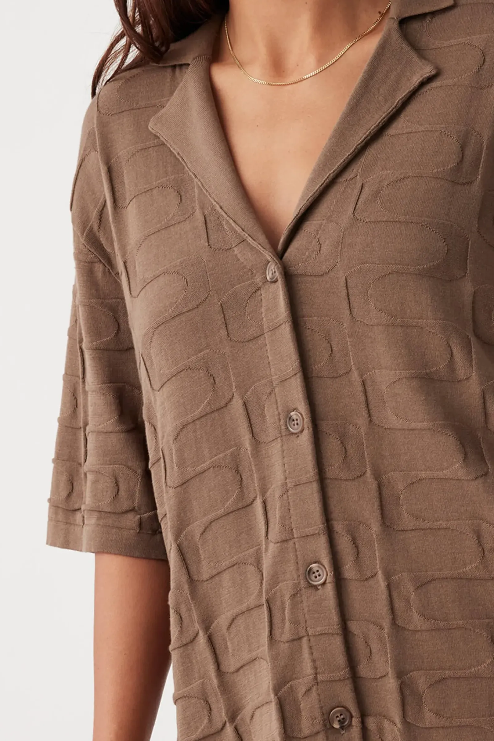 ARCAA Lara Shirt - Cacao Fashion