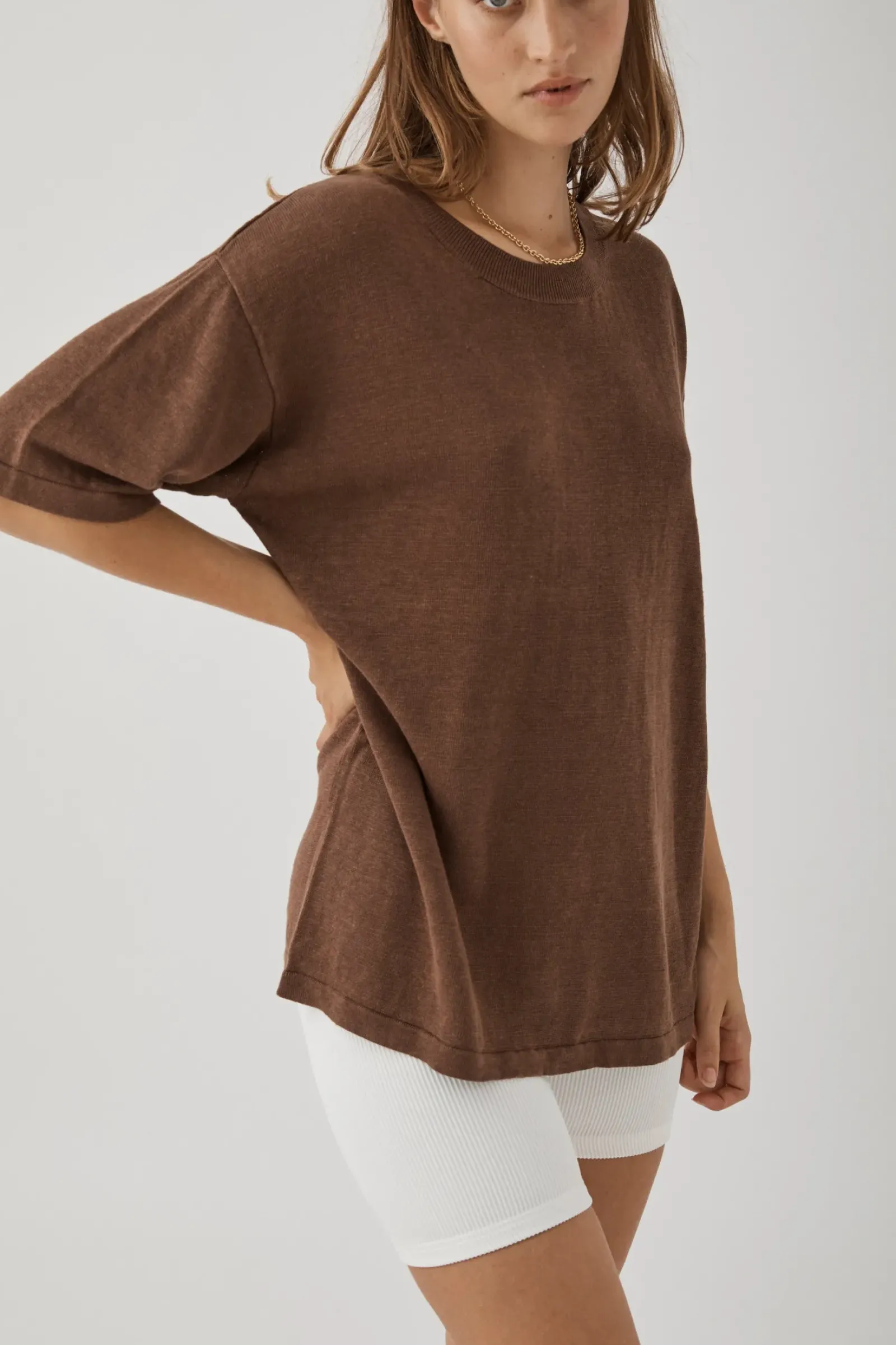 ARCAA Hugo T Shirt - Chocolate Sale