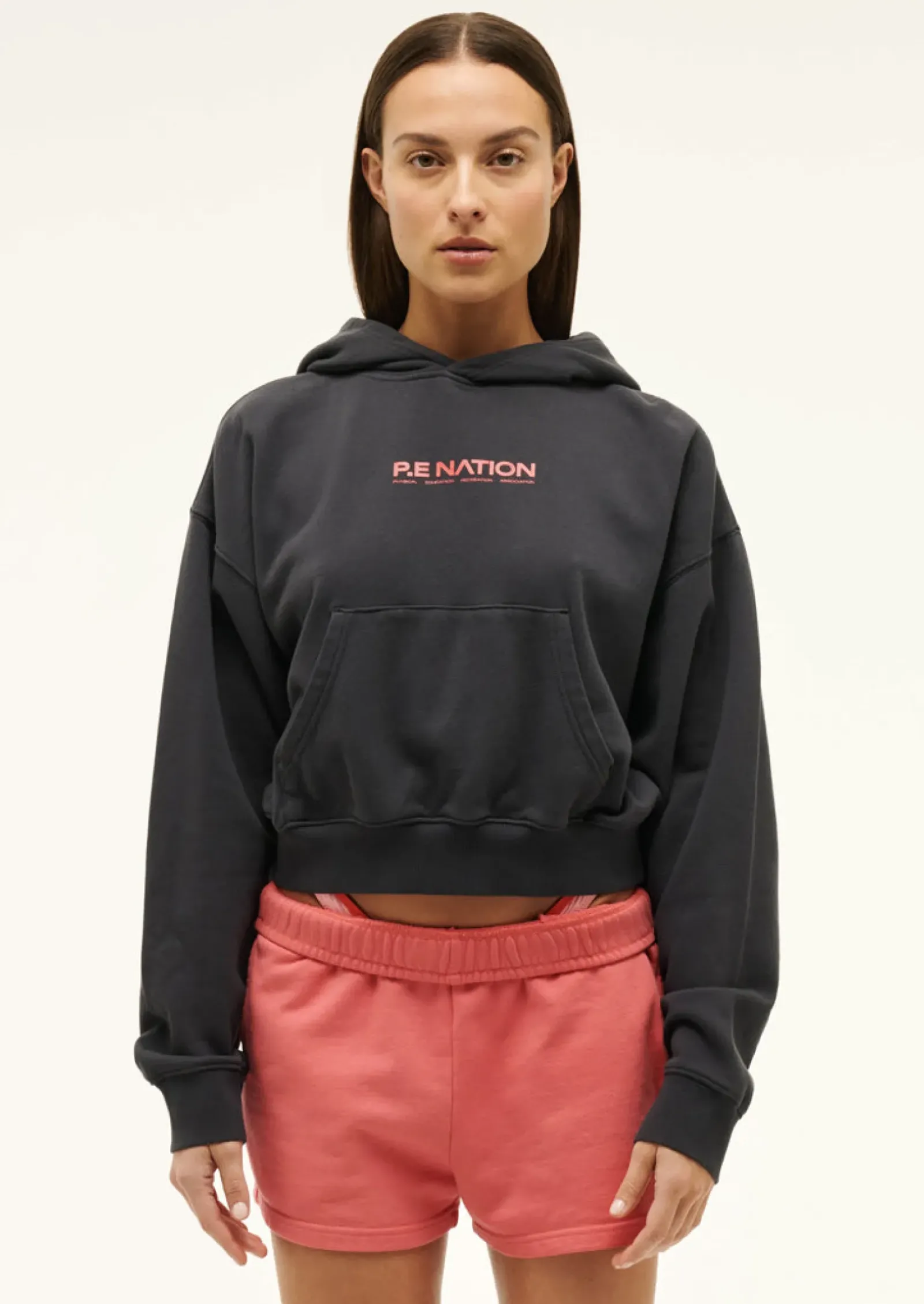 P.E Nation Transition Hoodie - Washed Ebony Sale