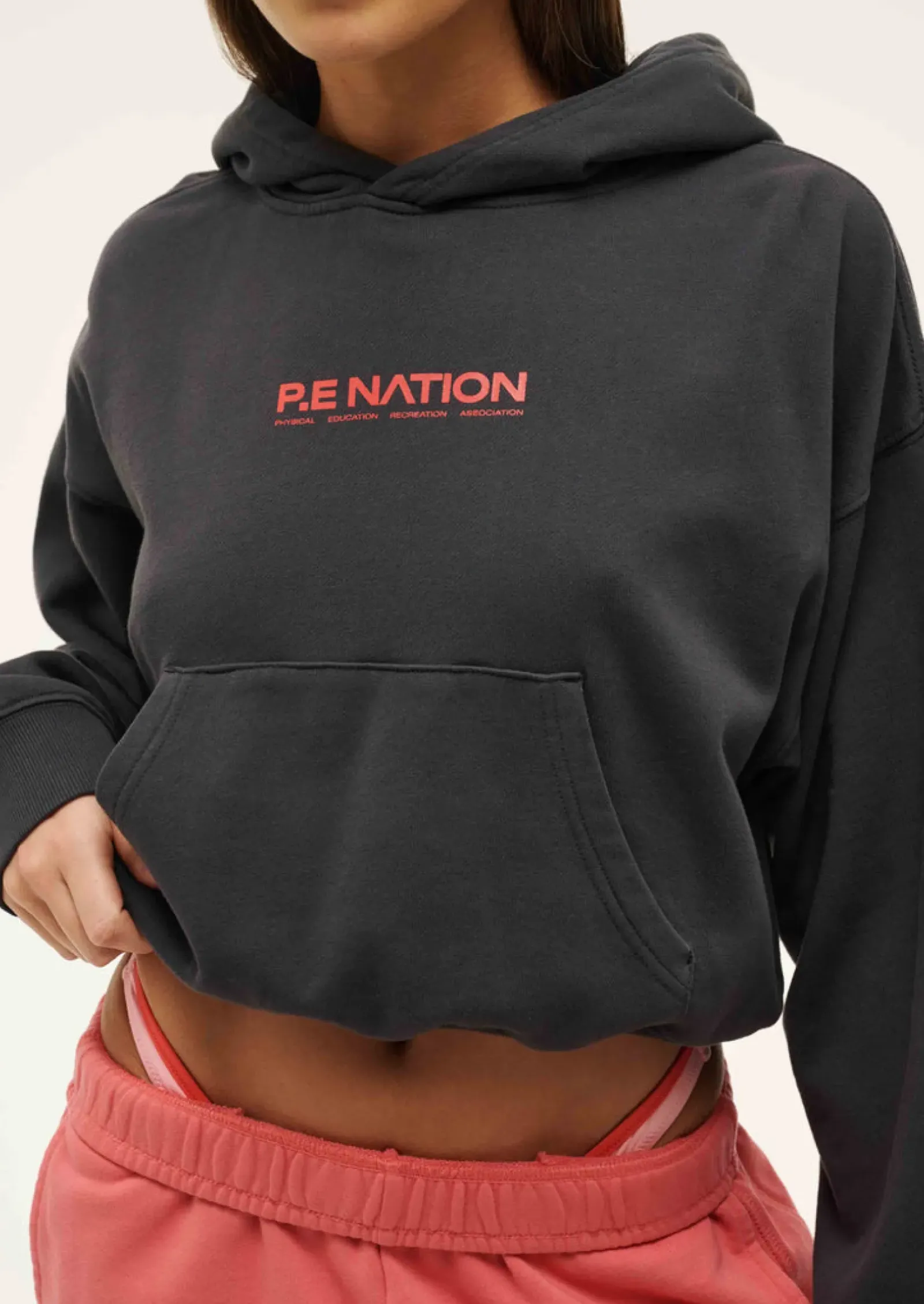 P.E Nation Transition Hoodie - Washed Ebony Sale