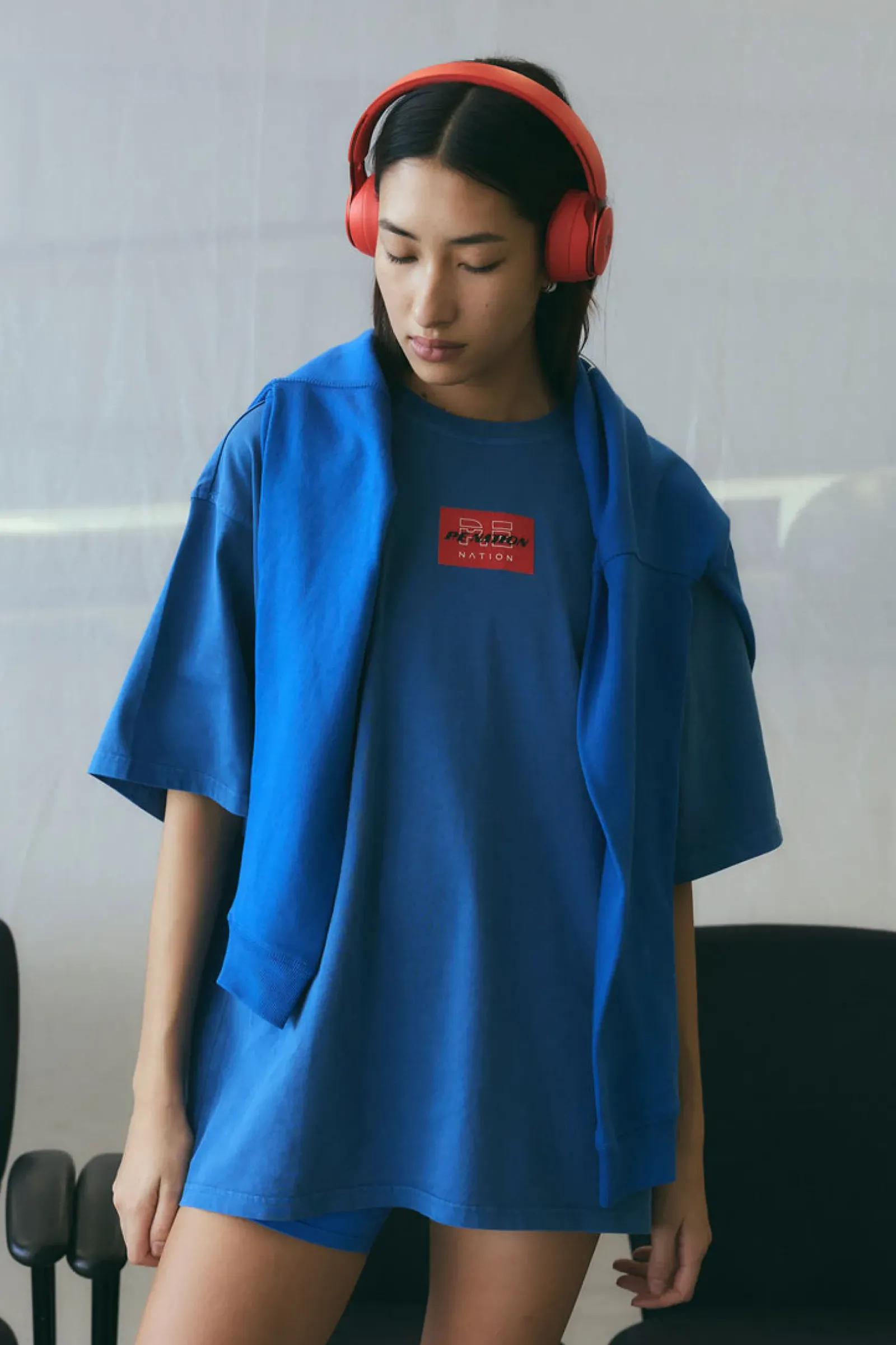 P.E Nation Trifecta Tee - Electric Blue Fashion