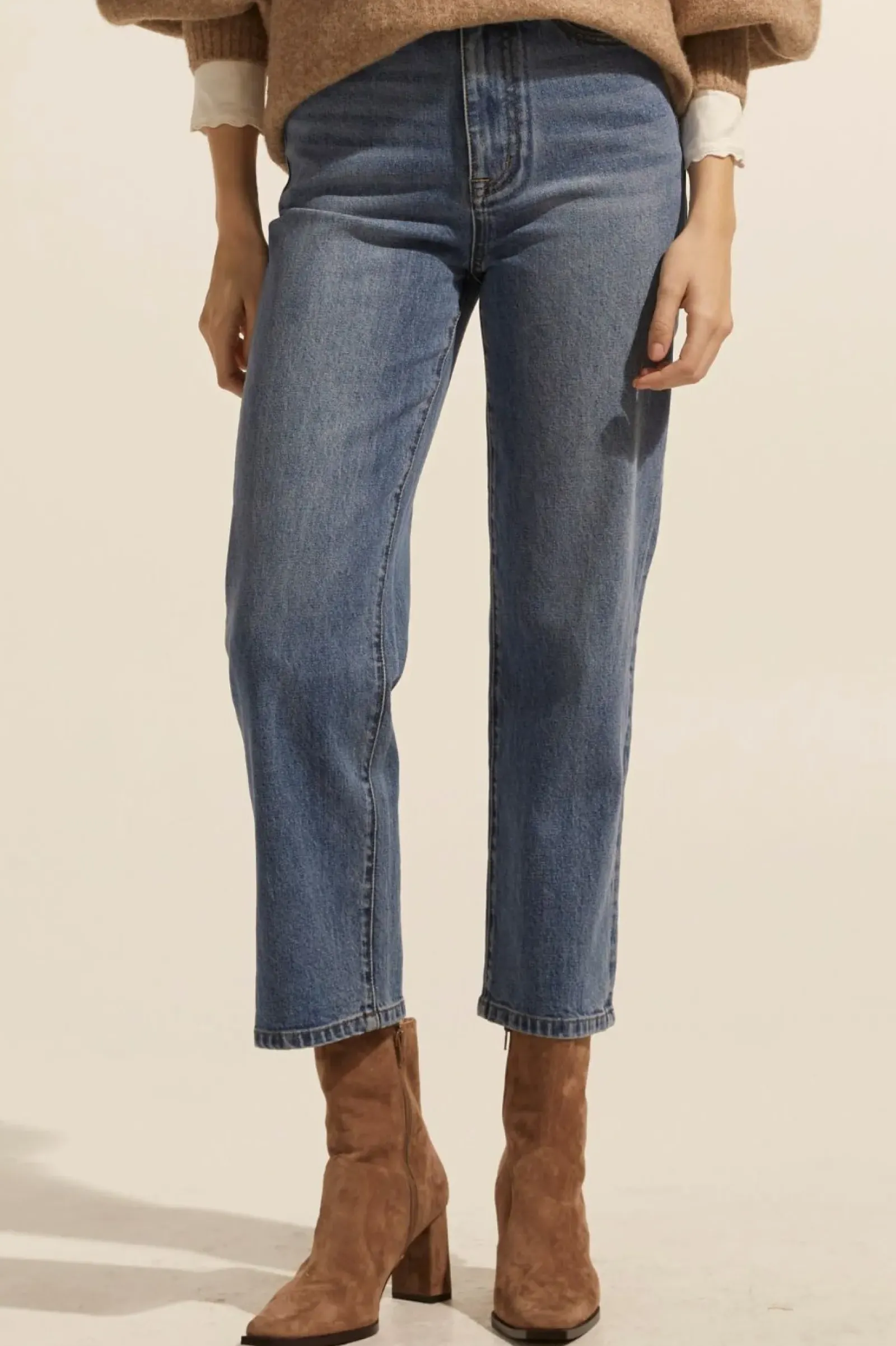 Zoe Kratzmann Tariff Jean - Mid Wash Denim Outlet