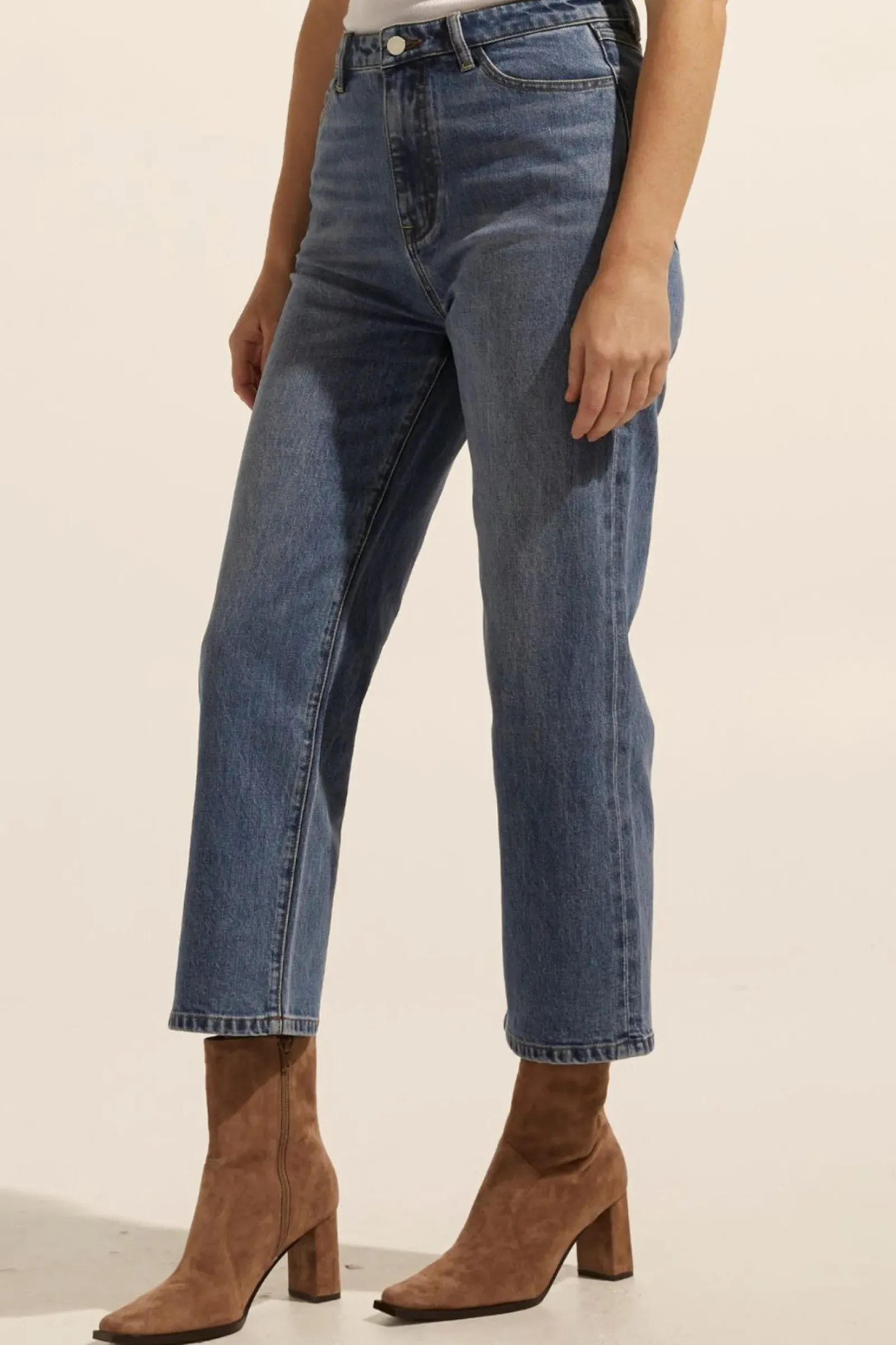 Zoe Kratzmann Tariff Jean - Mid Wash Denim Outlet