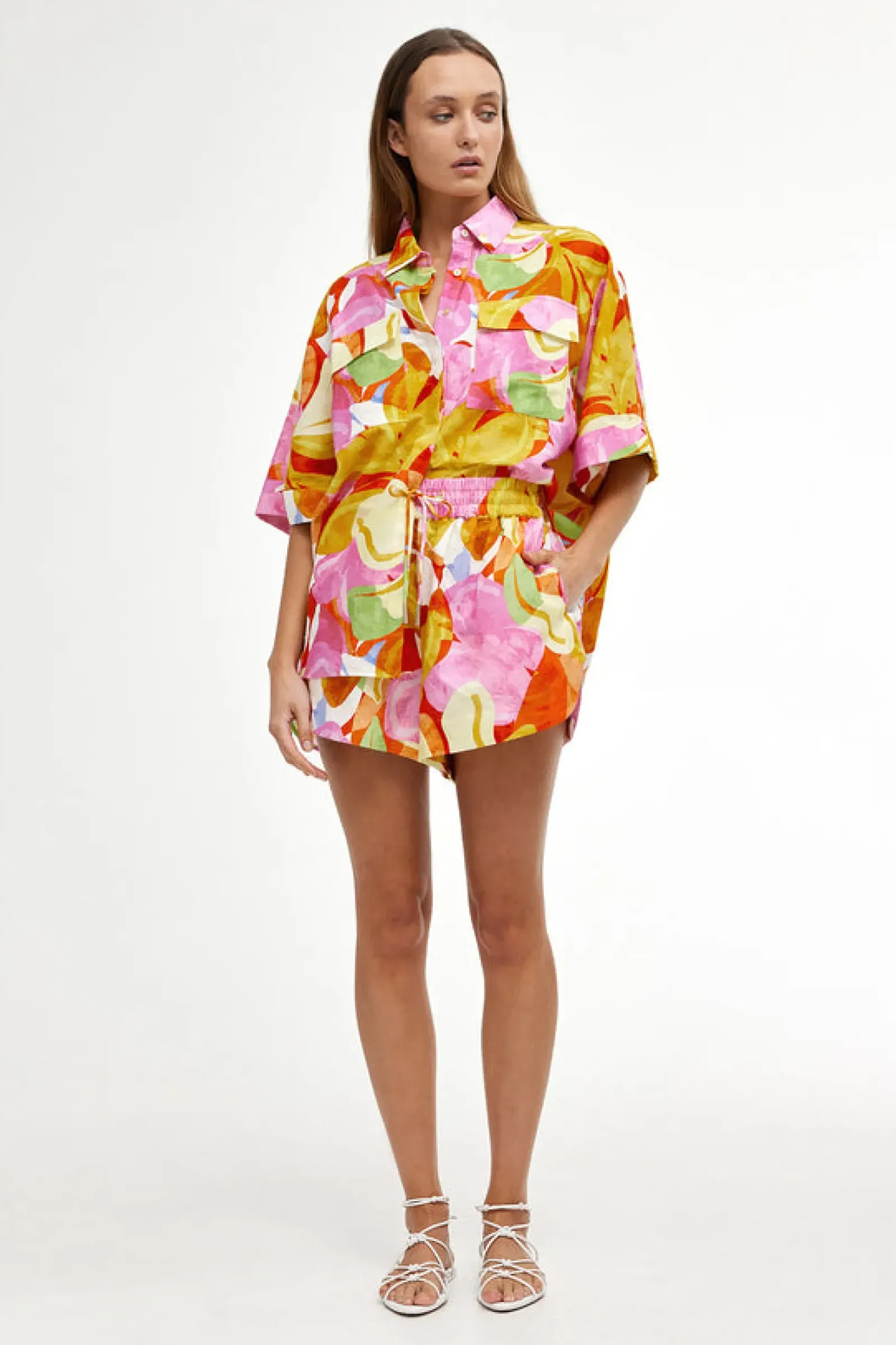 Kinney Juniper Shirt - Capri Abstract Online
