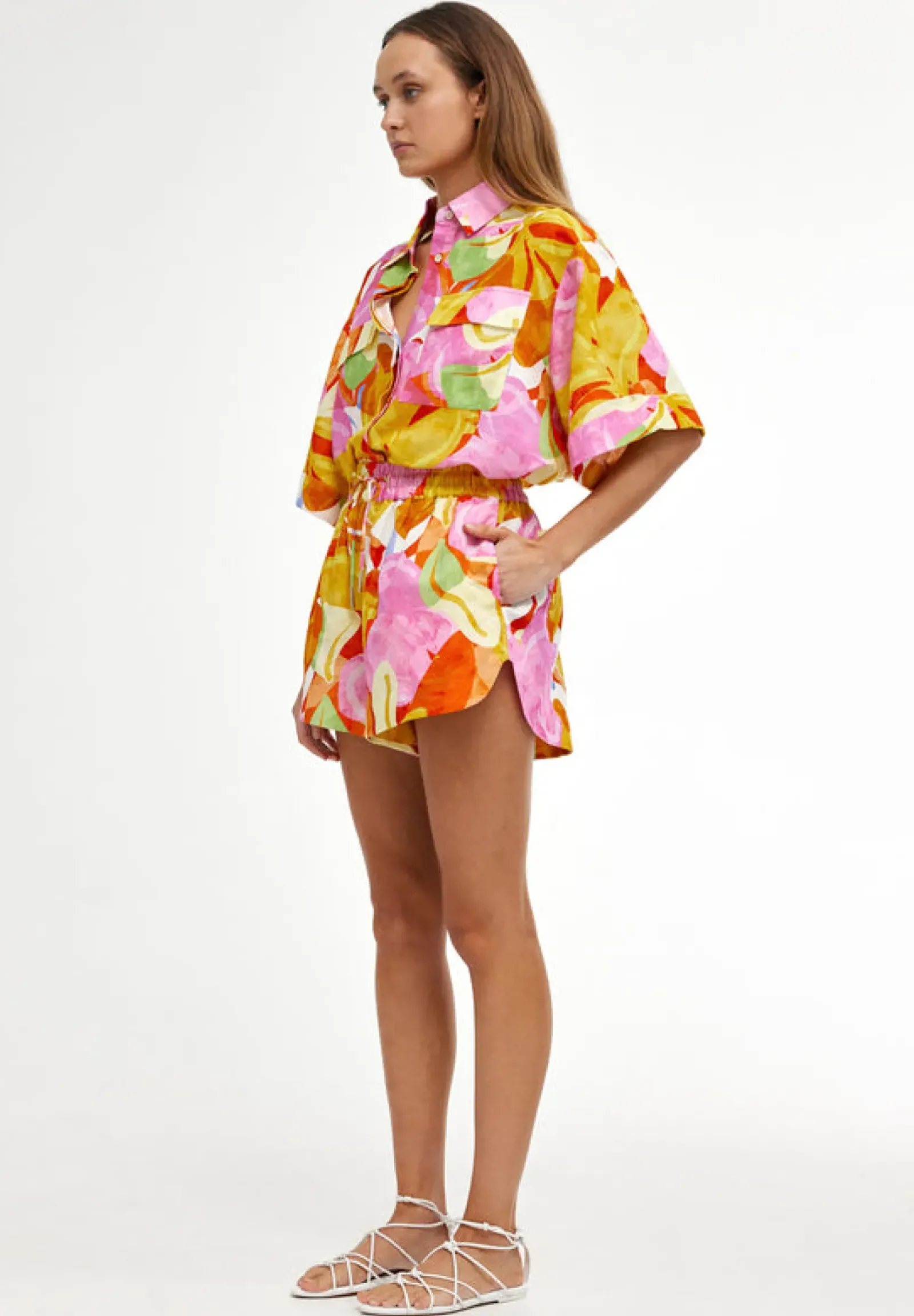 Kinney Juniper Shirt - Capri Abstract Online