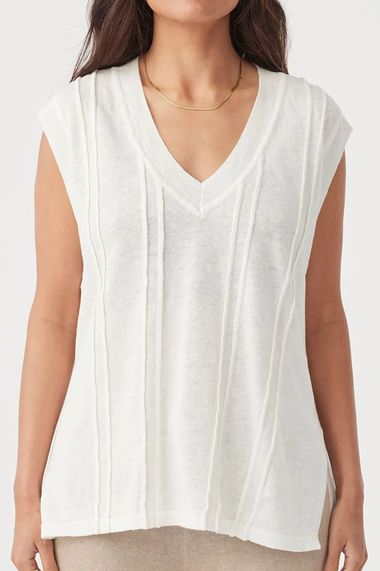 ARCAA Darcy Vest - Cream Clearance