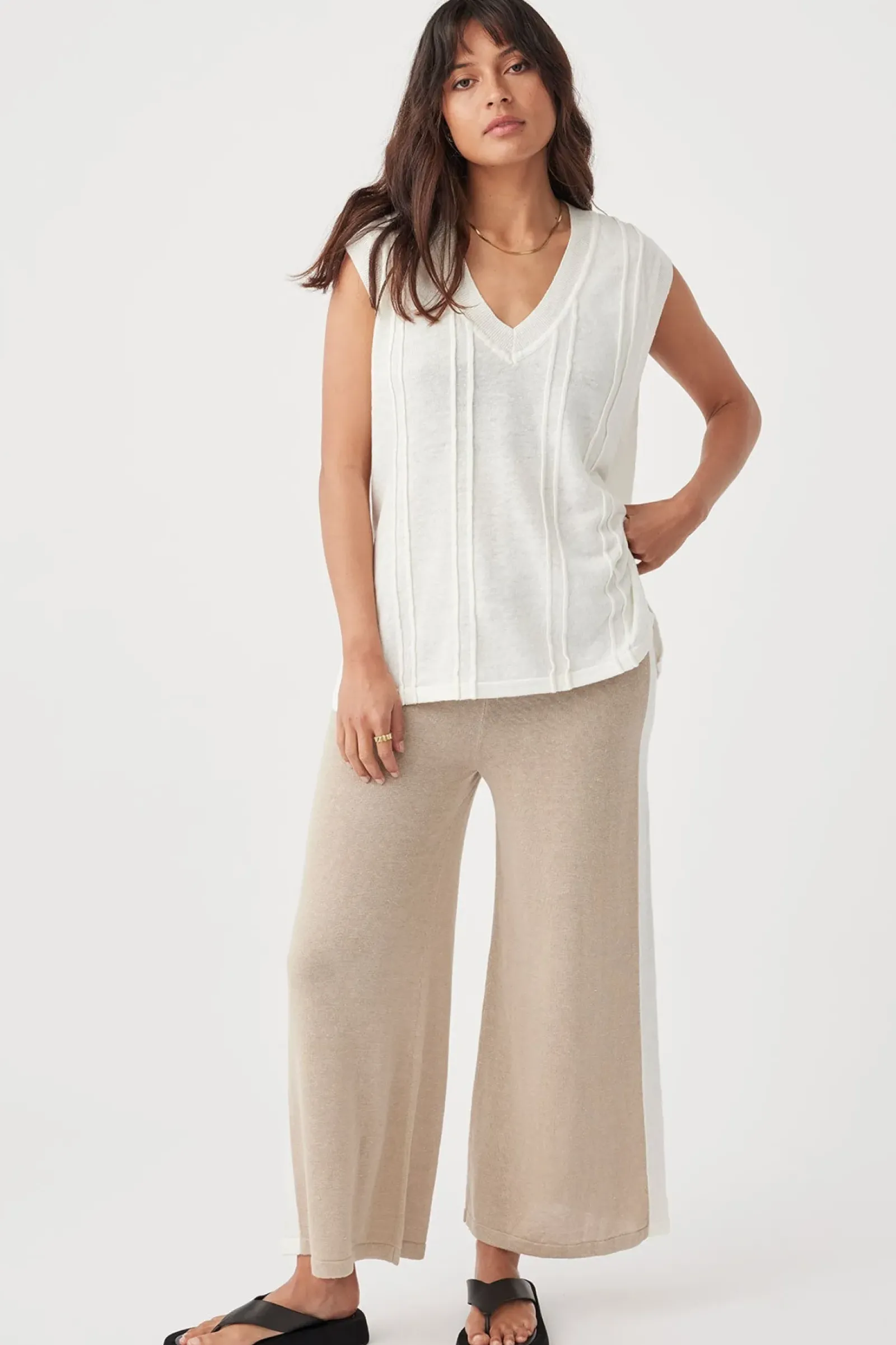 ARCAA Darcy Vest - Cream Clearance