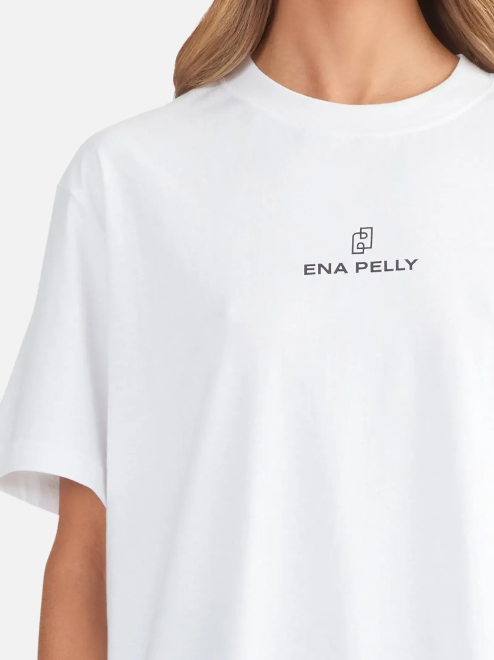 Ena Pelly Lexi Monogram Tee White Best