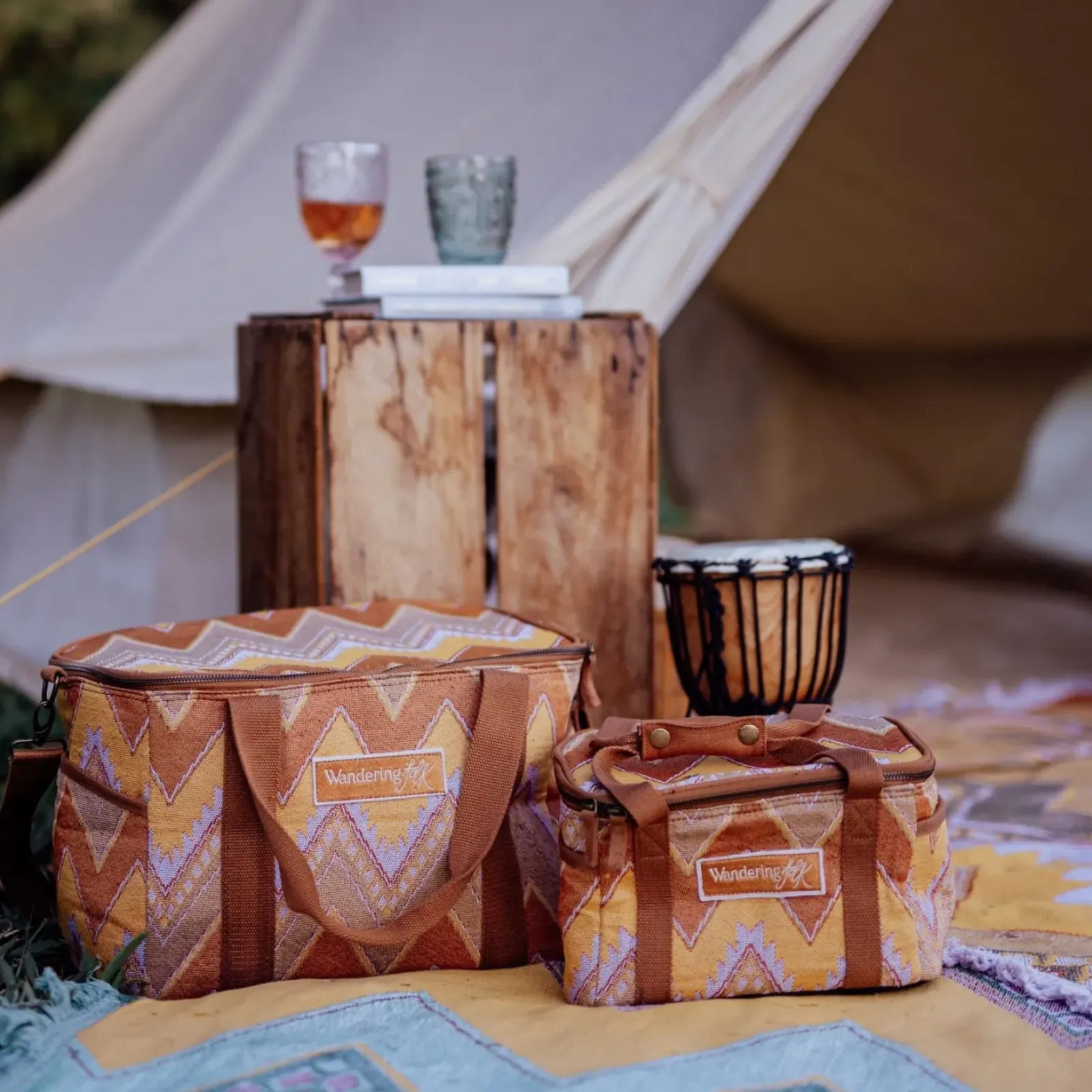 Wandering Folk Jagger Cooler Bag Large - Iris Online