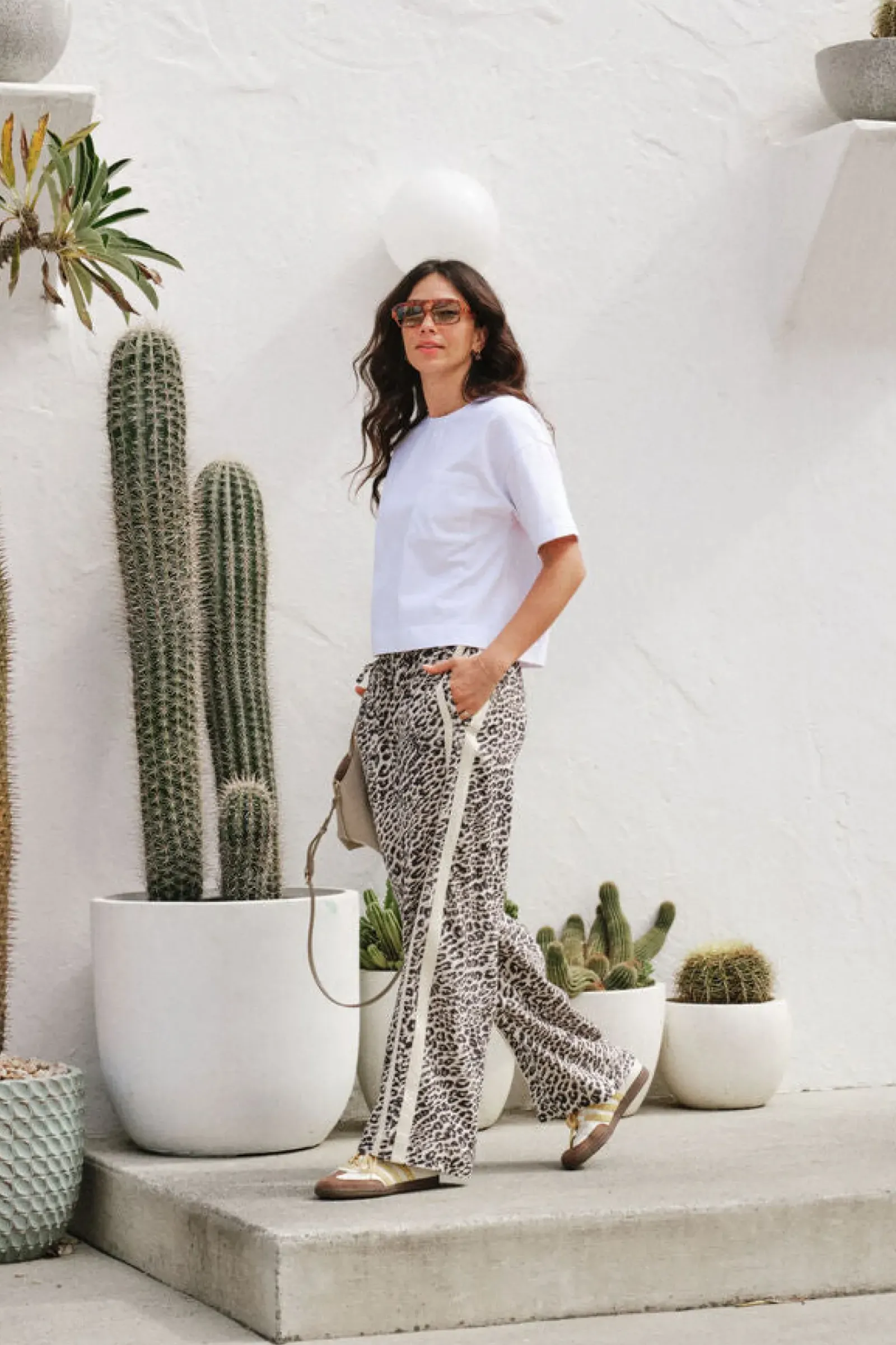 Ceres Life Relaxed Drawstring Pant - Leopard Outlet