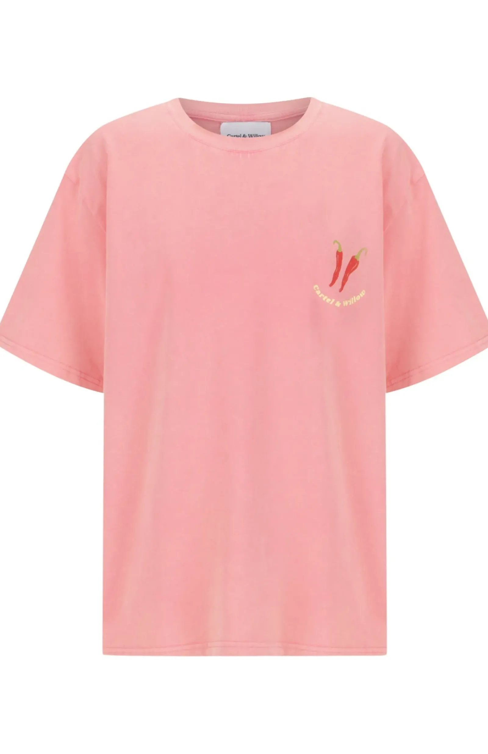 Cartel & Willow Cartel & Willow Hot Summer Tee - Pink/Hot Summer Print Sale