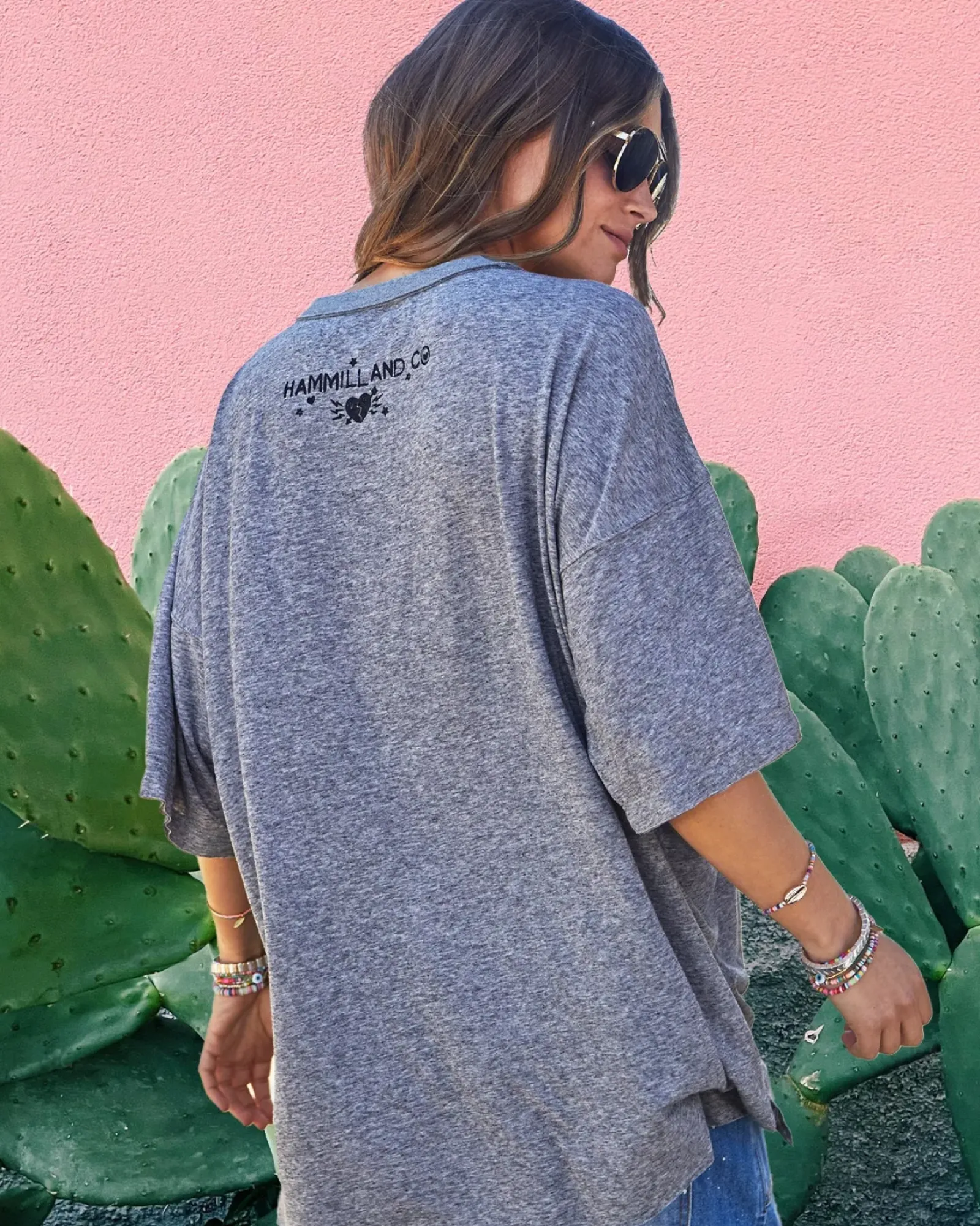Hammill & Co Hammill & Co Vintage Fiesta Tee - Grey Hot