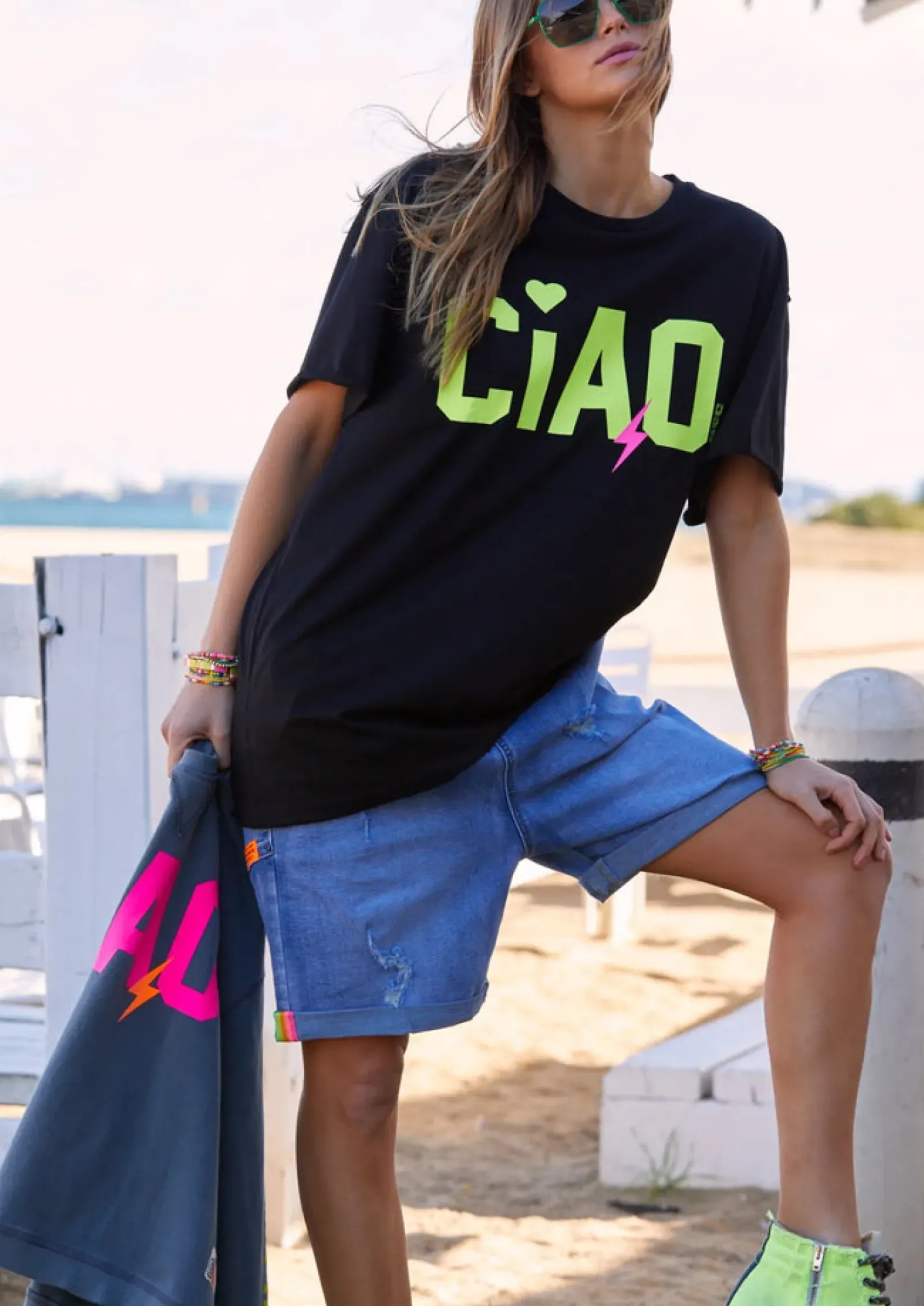 Cat Hammill Hammill & Co Ciao Tee - Black Sale