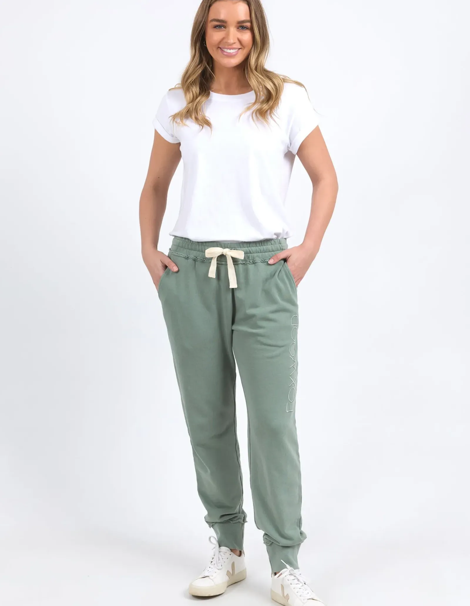 Foxwood Simplified Pant - Sage Fashion
