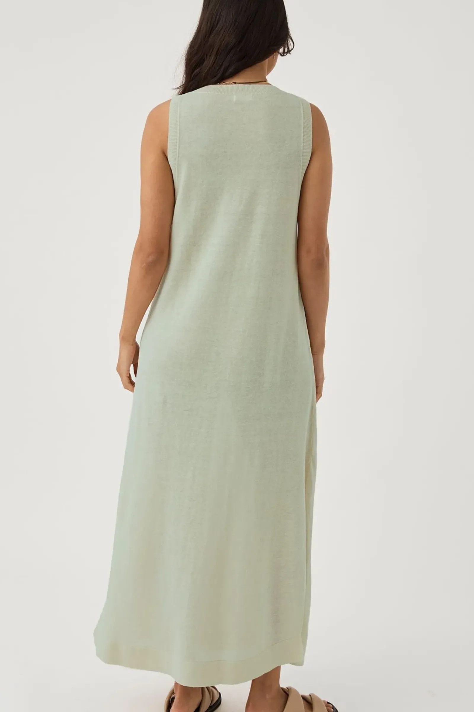 ARCAA Brie Long Dress - Aloe Hot