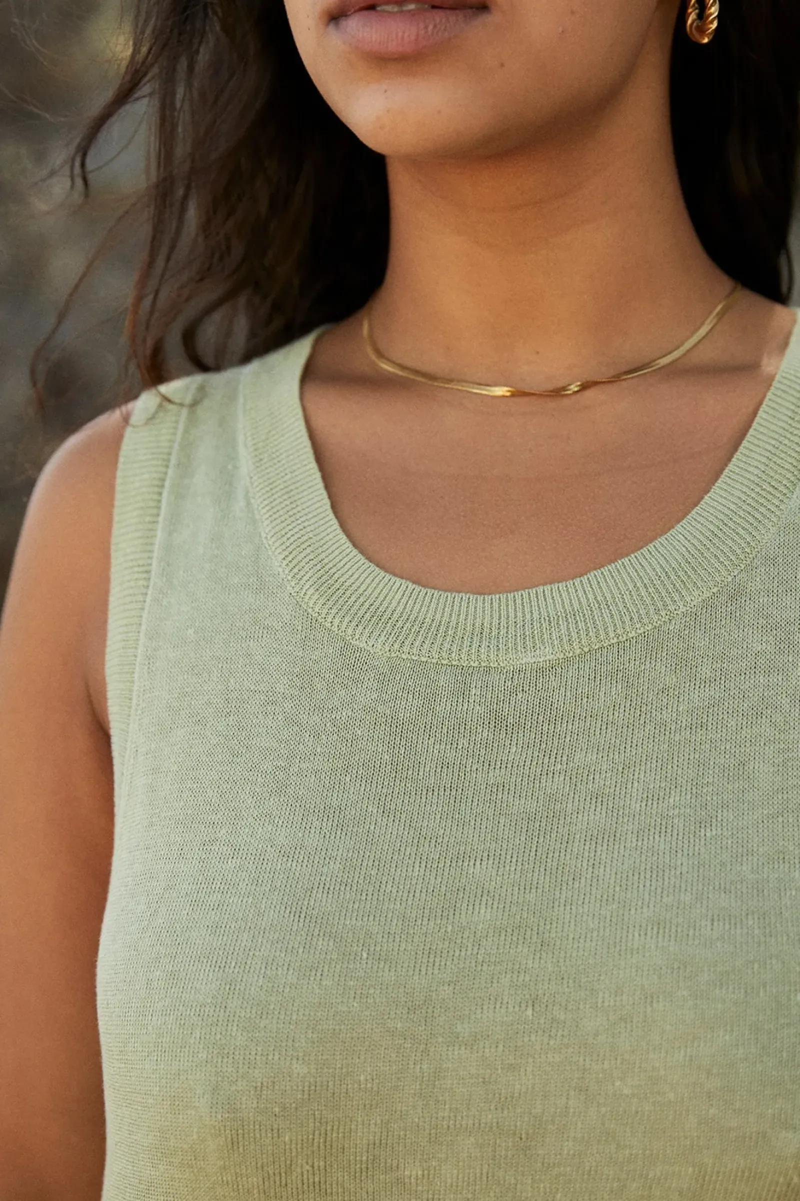 ARCAA Brie Long Dress - Aloe Hot