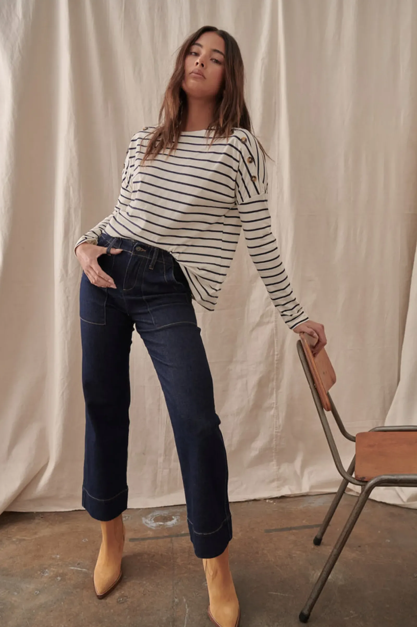 Kireina Celeste Pant - Indigo Best
