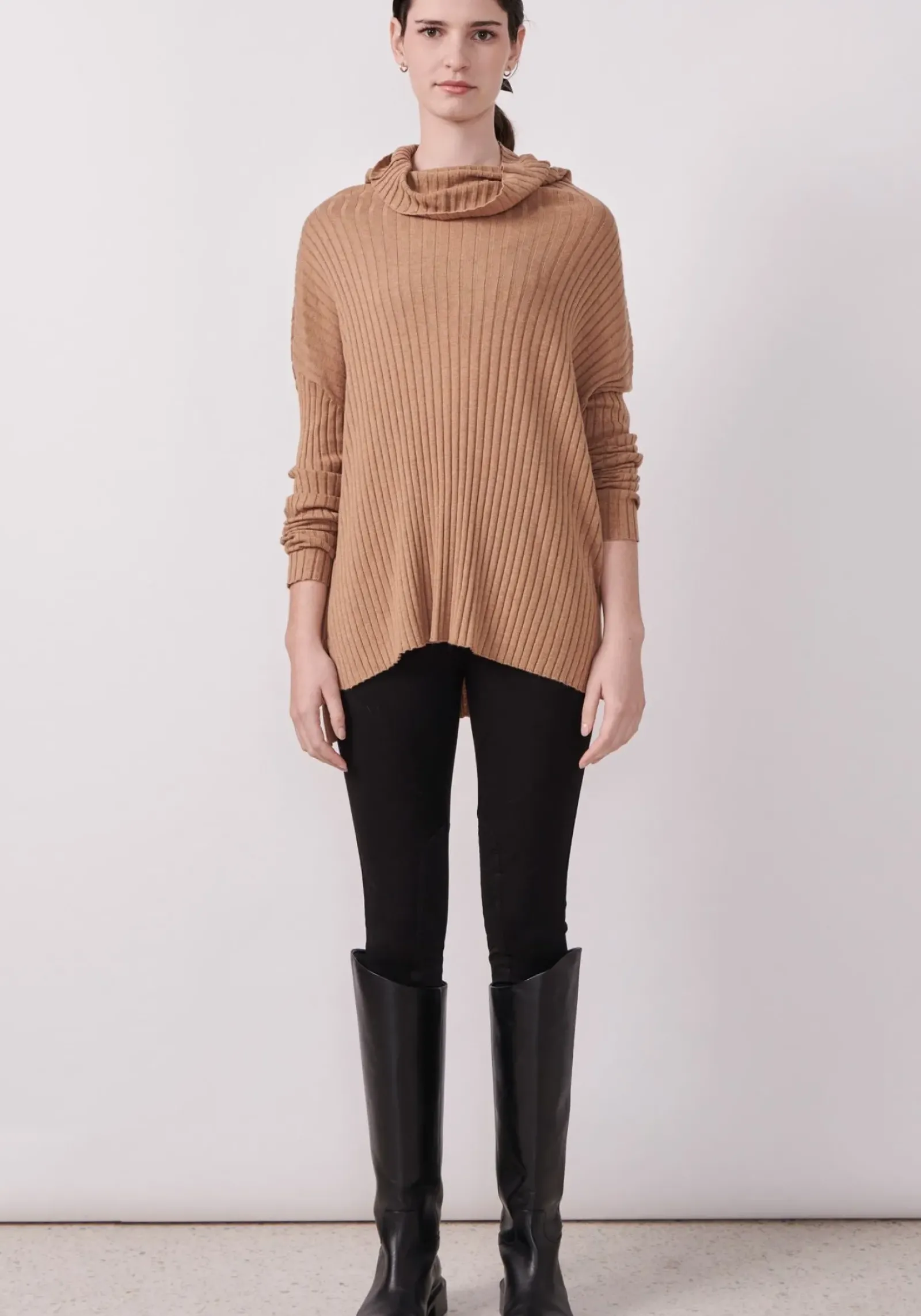 Pol Cirelle Ribbed Rollneck- Fox Fashion