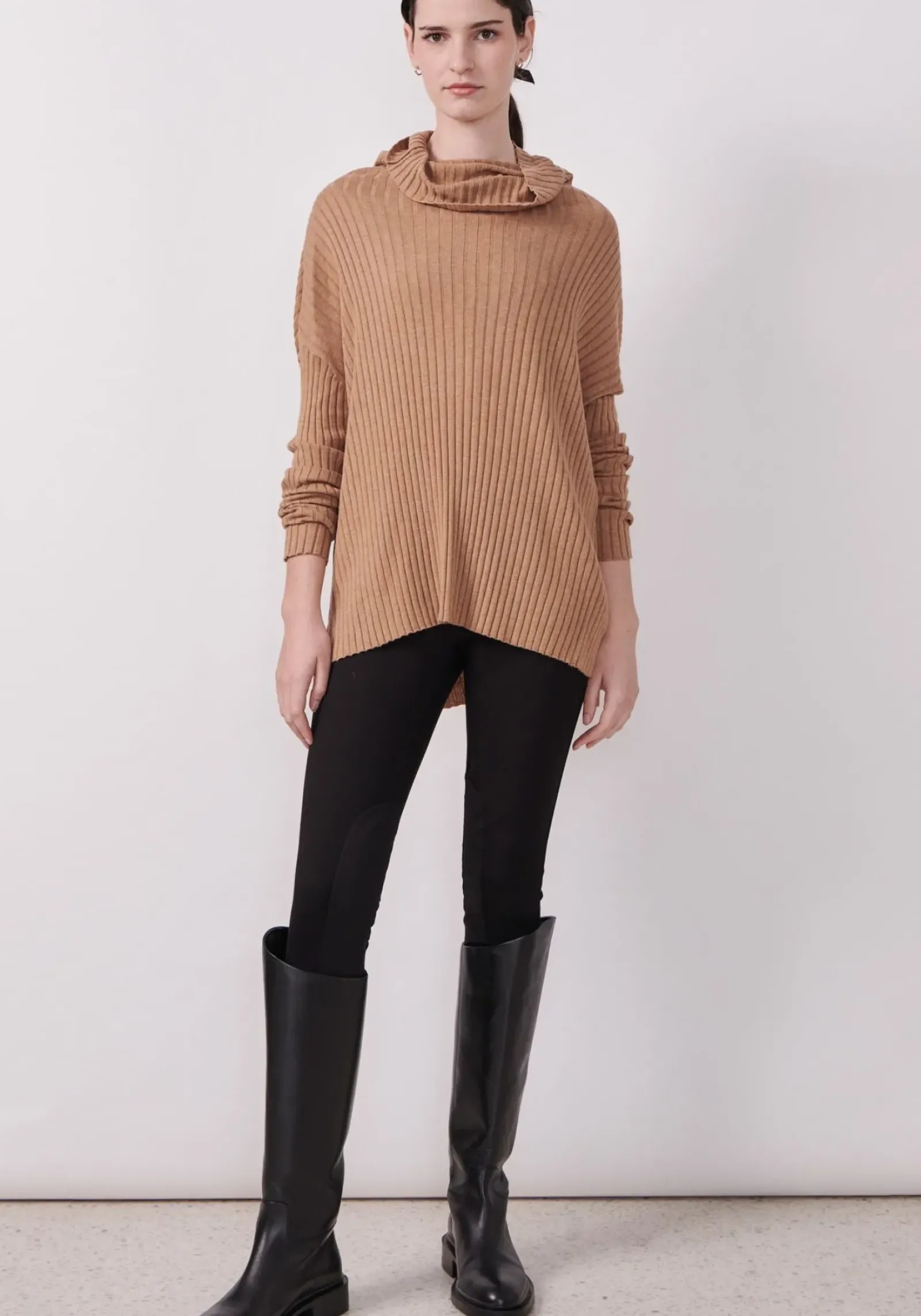 Pol Cirelle Ribbed Rollneck- Fox Fashion