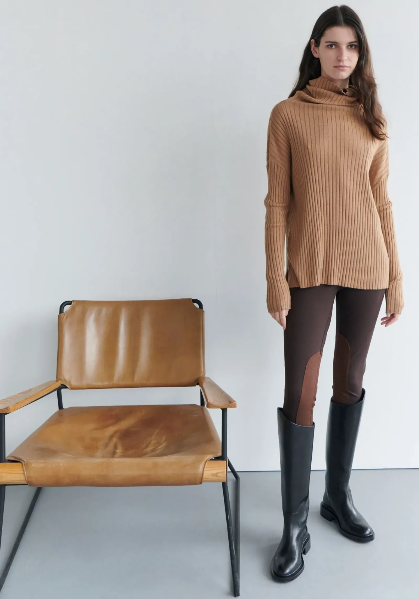 Pol Cirelle Ribbed Rollneck- Fox Fashion