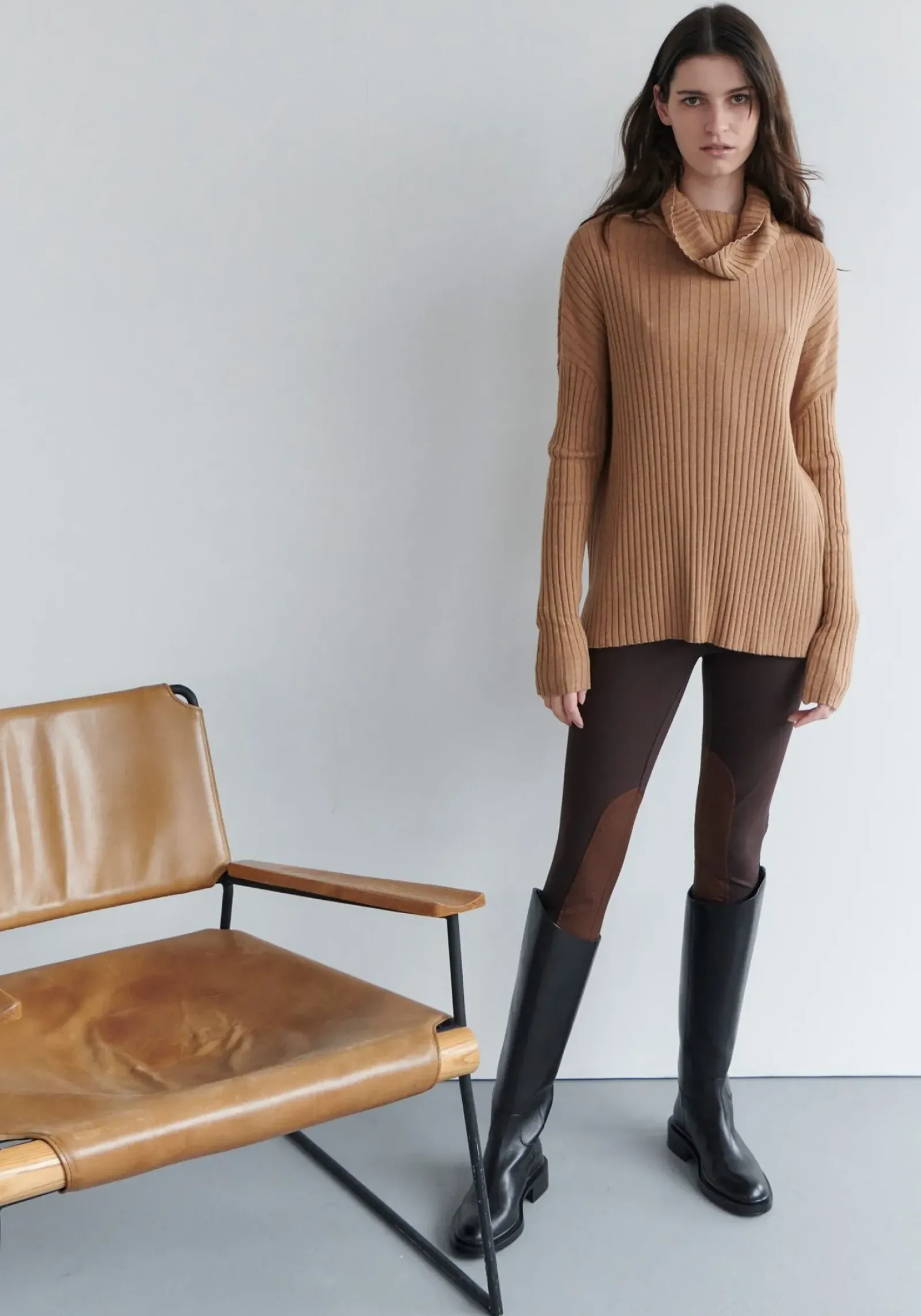 Pol Cirelle Ribbed Rollneck- Fox Fashion