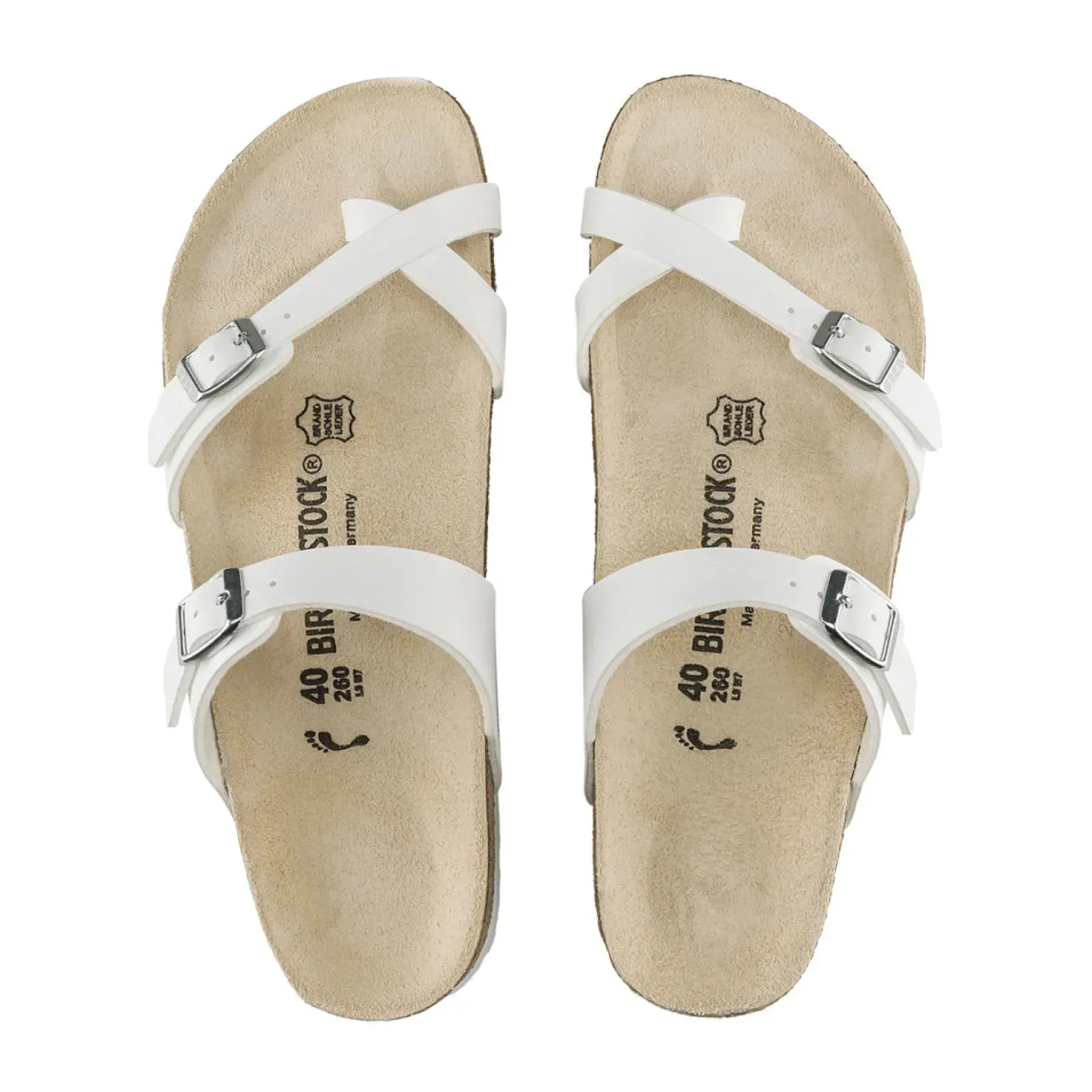 Birkenstock Mayari White Birk-Flor - Regular Fashion