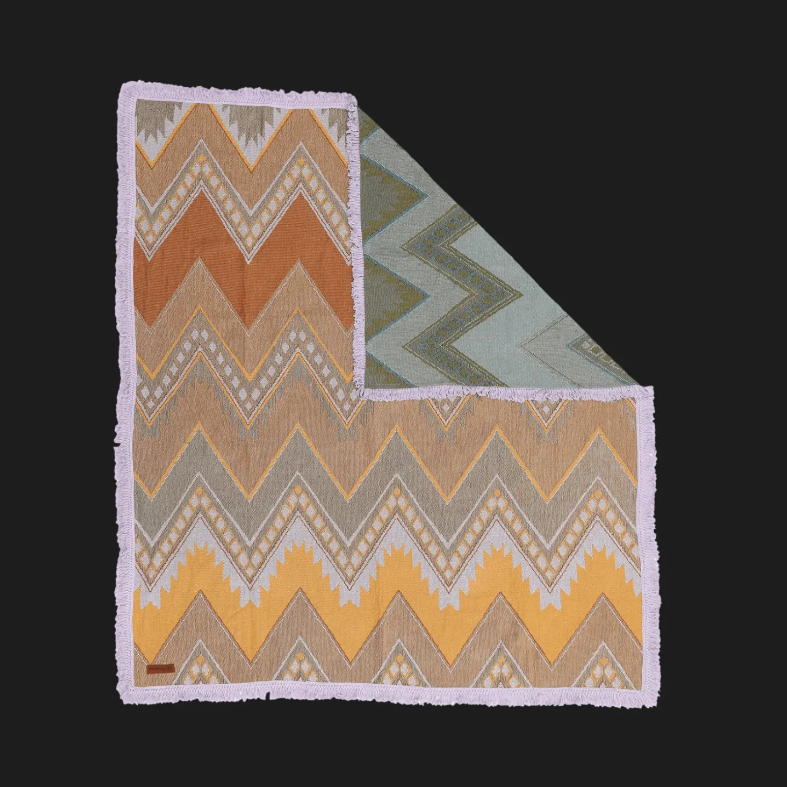 Wandering Folk Woven Throw - Jagger Iris Hot