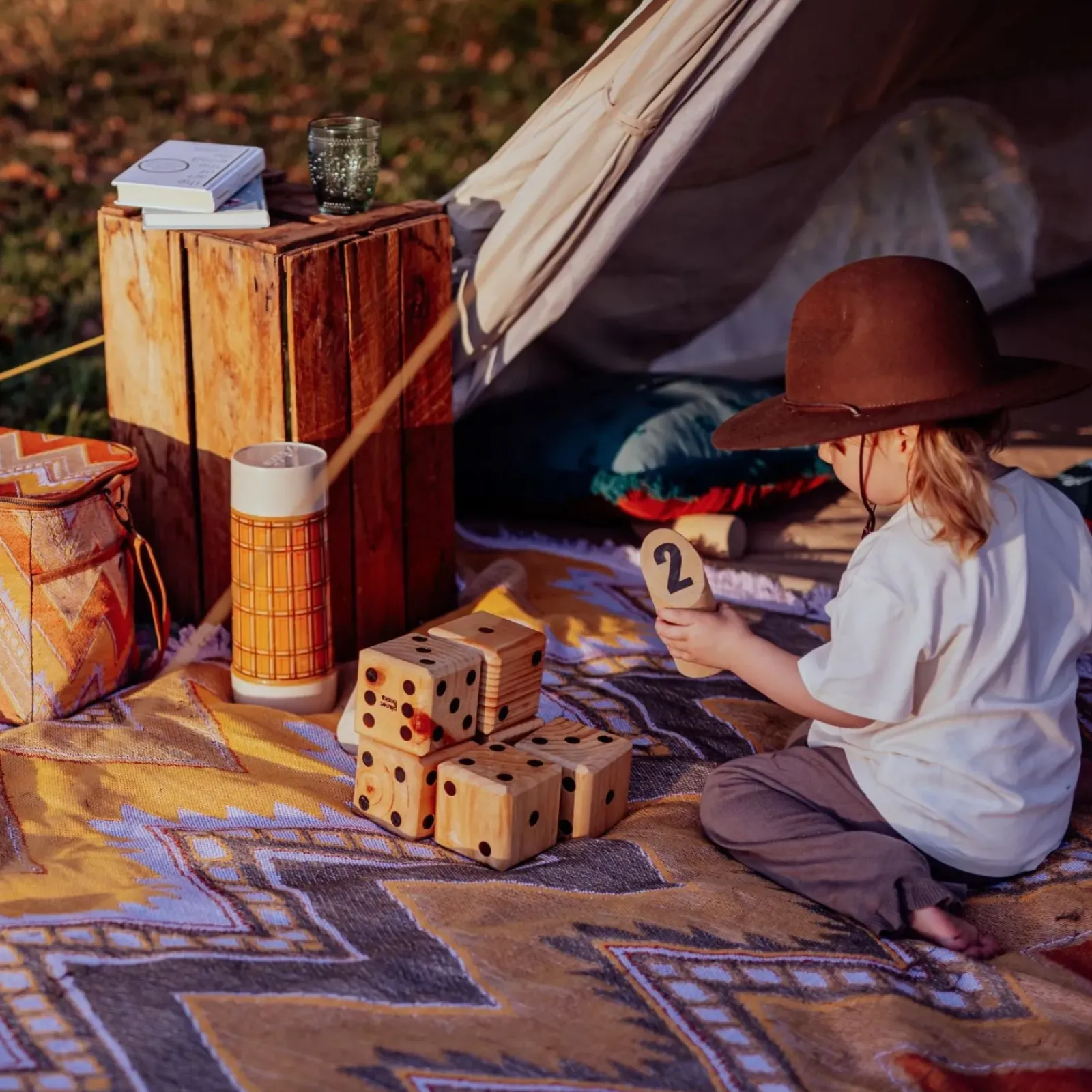 Wandering Folk Woven Throw - Jagger Iris Hot