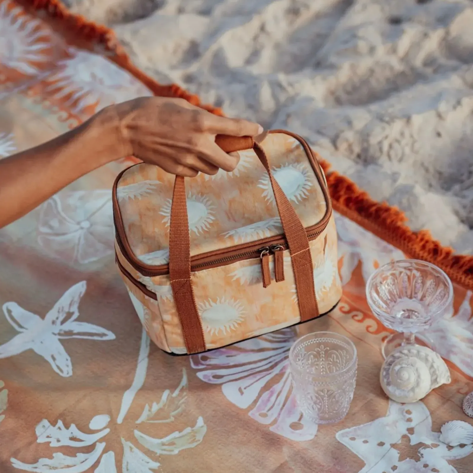 Wandering Folk Sol Cooler Mini - Tangerine Best