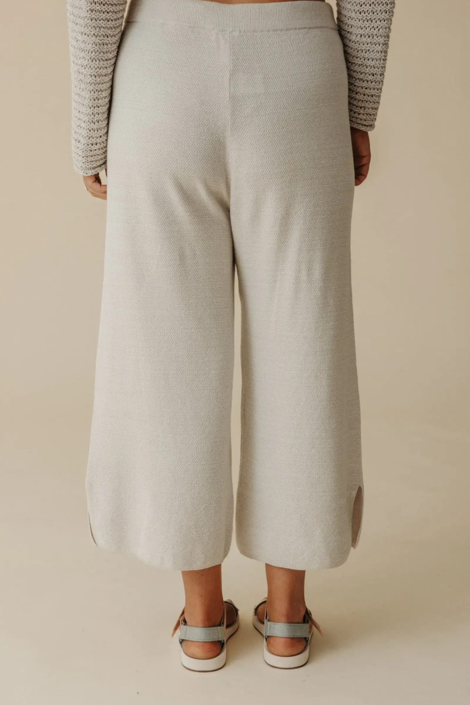 Talamaya Retreat Cotton Twist Pant - Silver & Salt Clearance