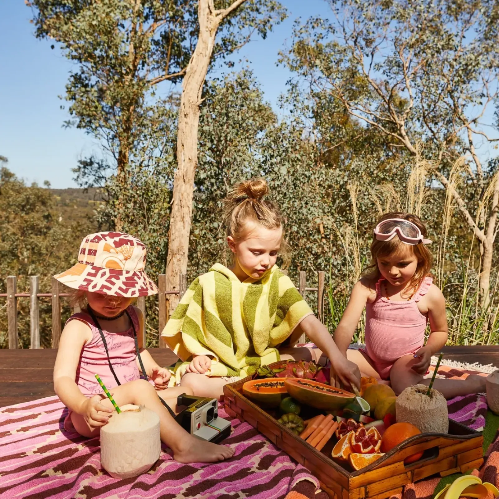 Sage & Clare Sage & Clare Jarita Hooded Towel - Palm New