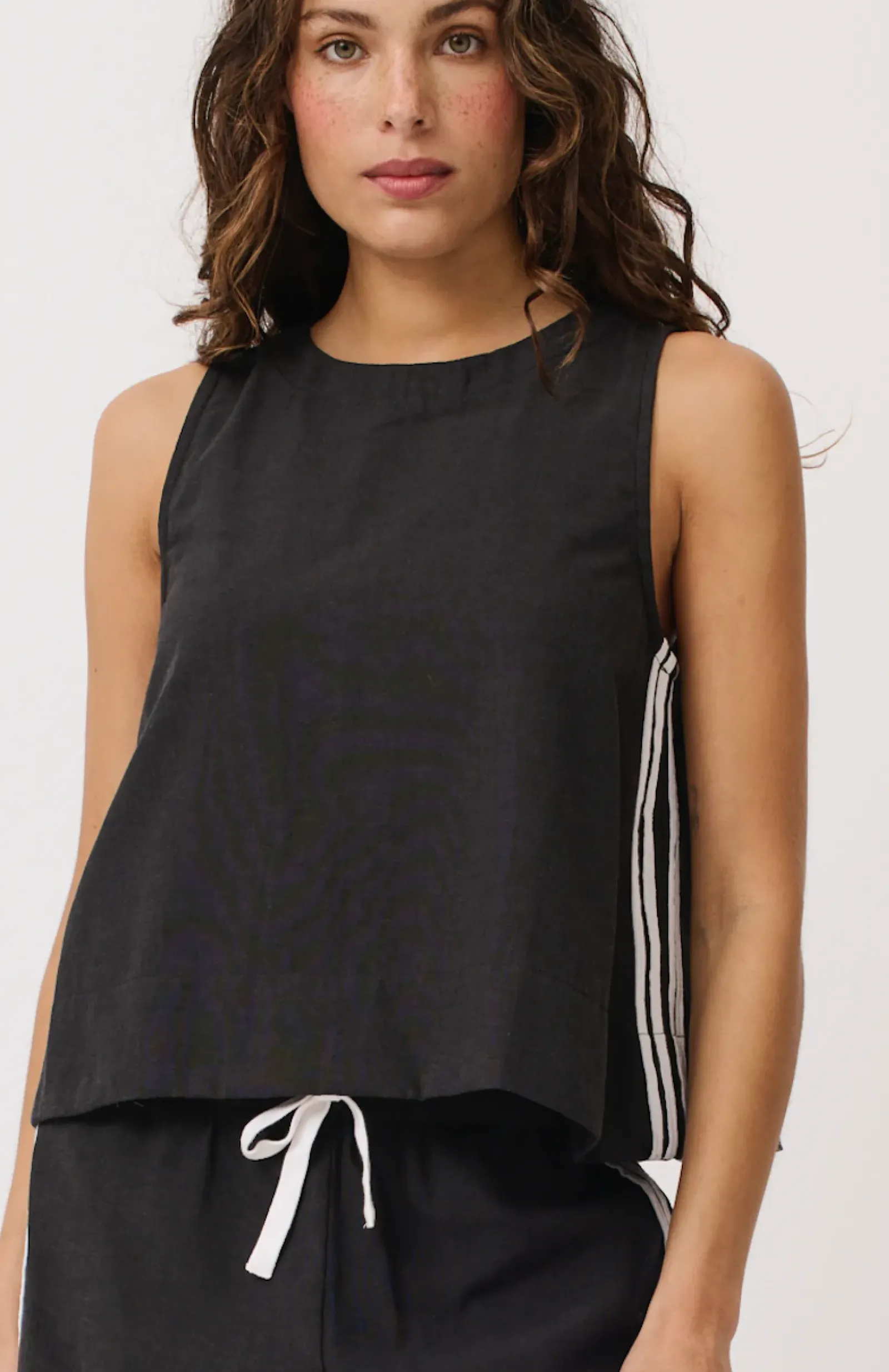 Cartel & Willow Cartel & Willow Nora Tank - Black Discount