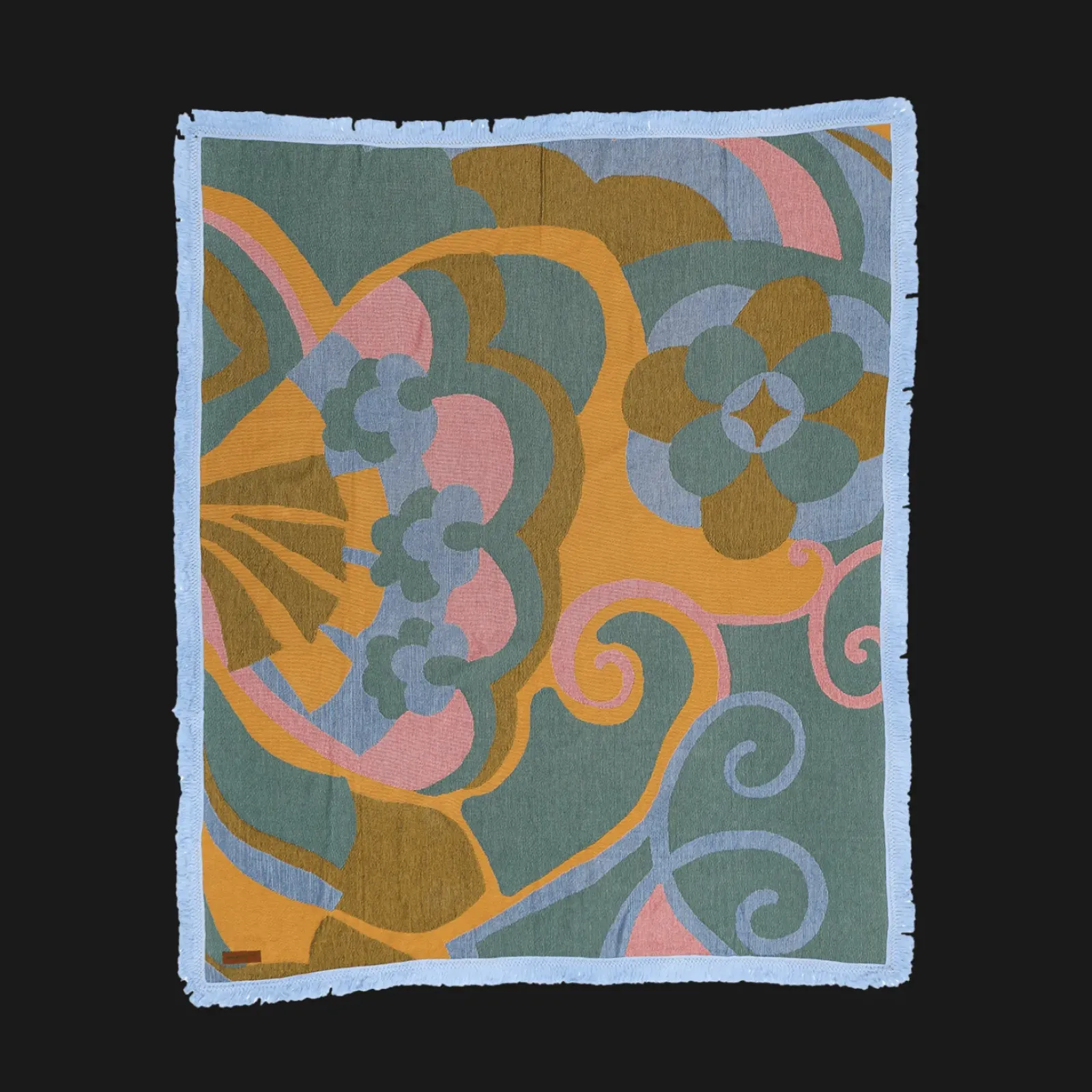 Wandering Folk Woven Throw - Kaleid Sugar Best