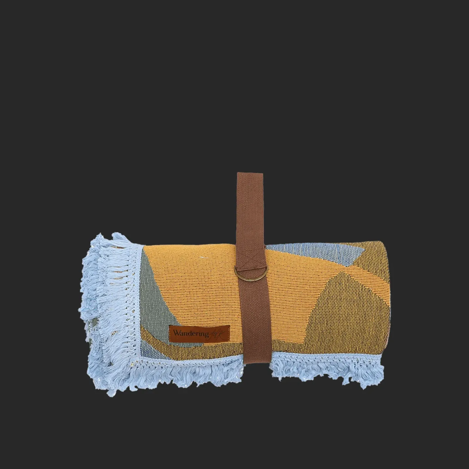 Wandering Folk Woven Throw - Kaleid Sugar Best