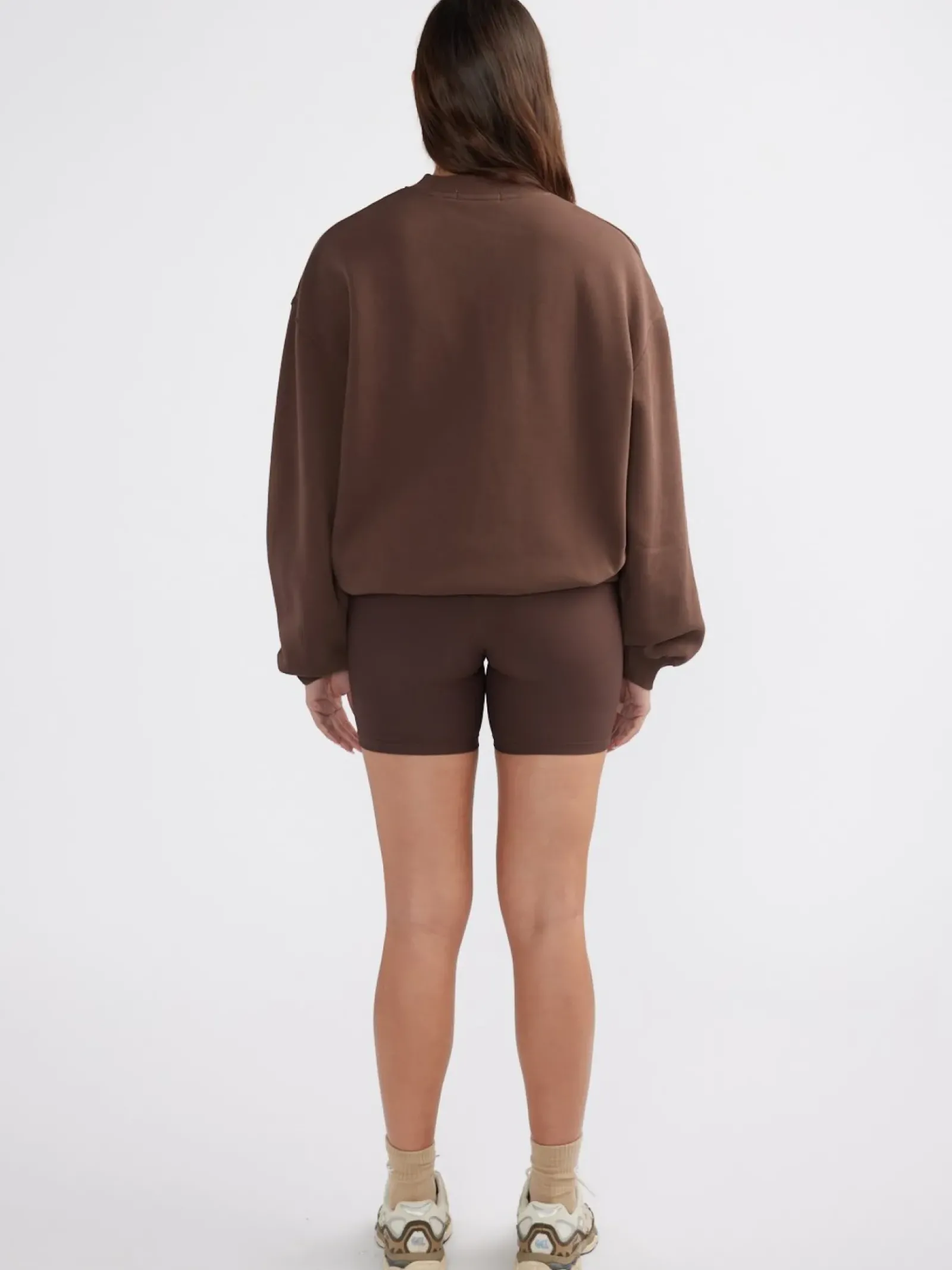 Ena Pelly Classic Collegiate Sweatshirt - Mocha Online