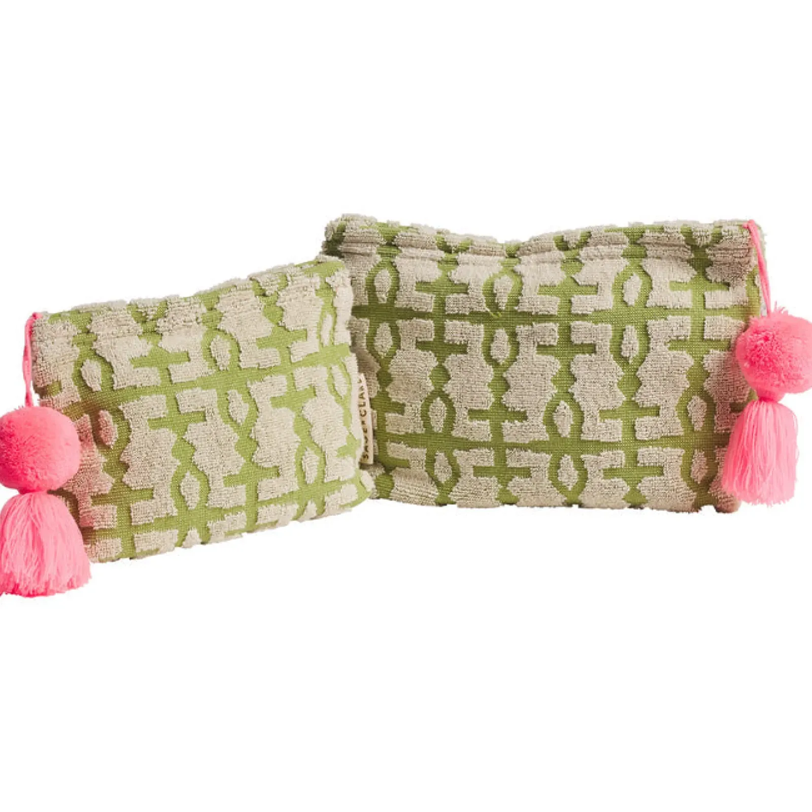 Sage & Clare Sage & Clare Amata Terry Pouch - Palm Small Fashion