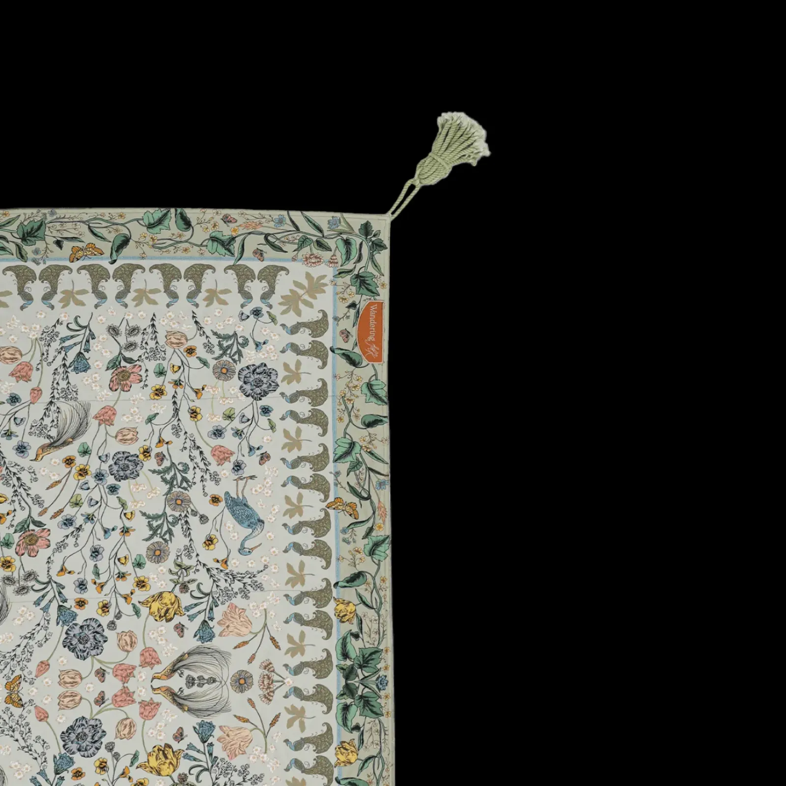 Wandering Folk Picnic Rug - Wonderland Sage Online