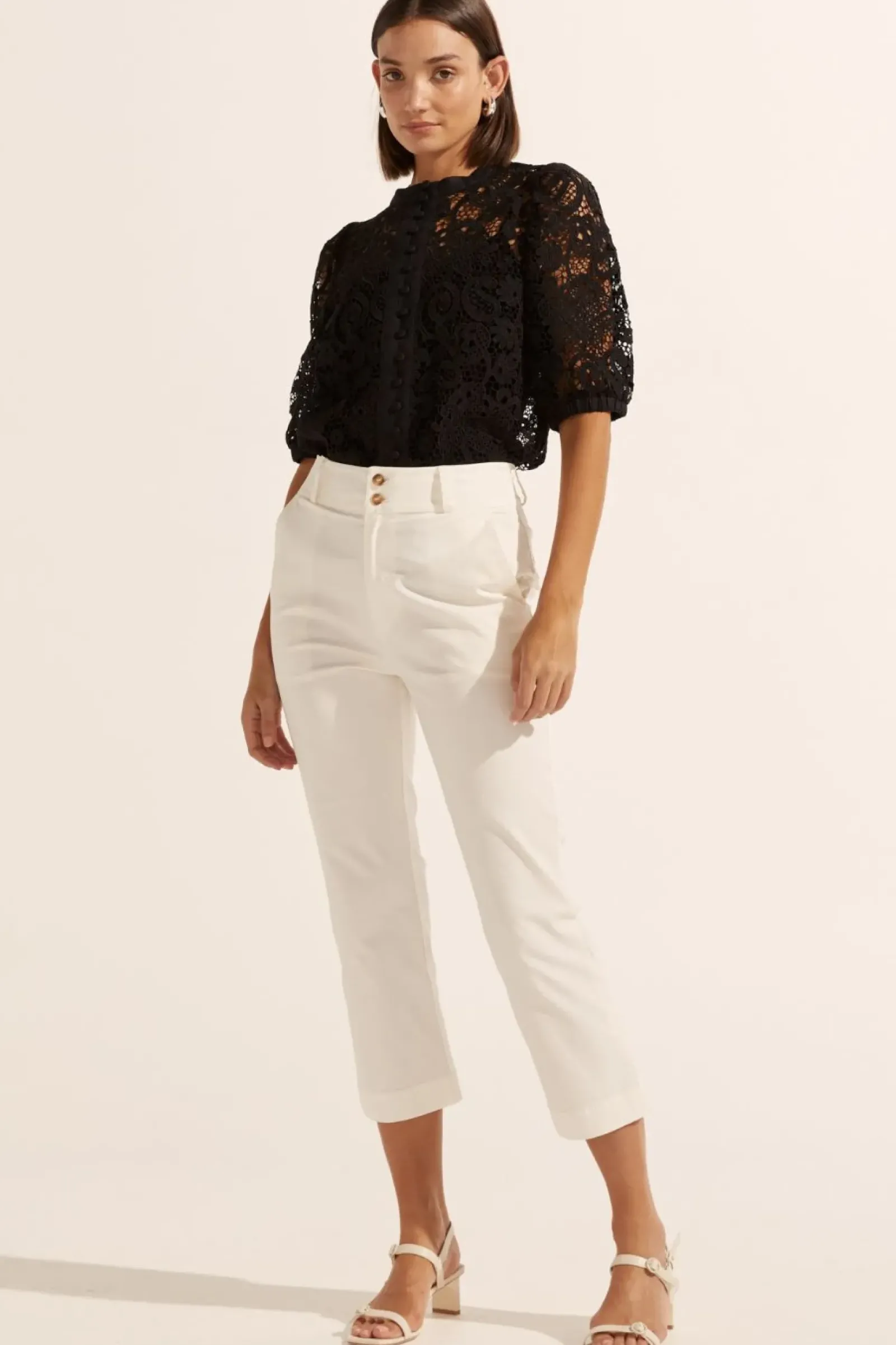 Zoe Kratzmann Parade Lace Top - Black Best