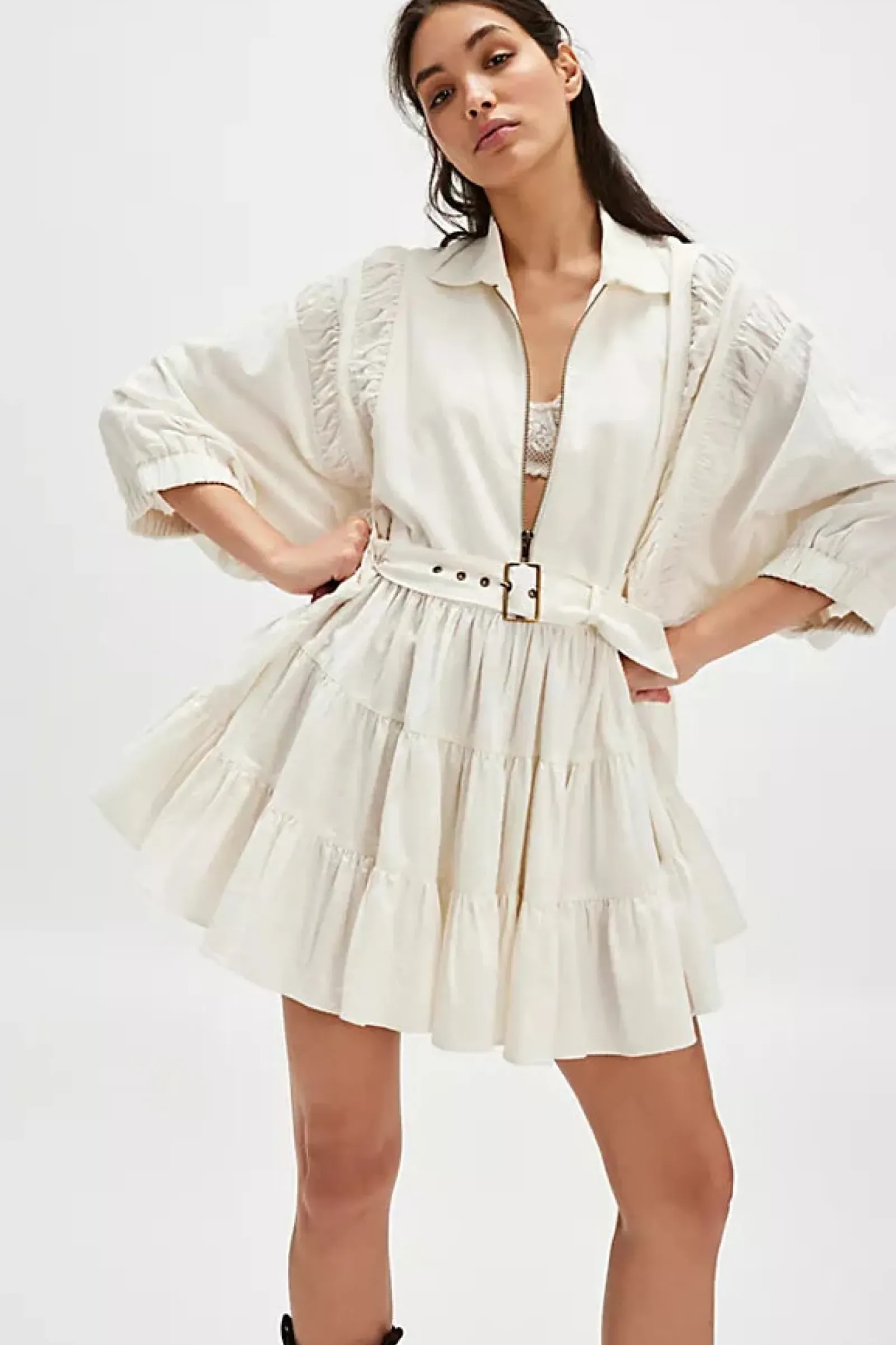 Free People Hampton Mini - Ivory Discount