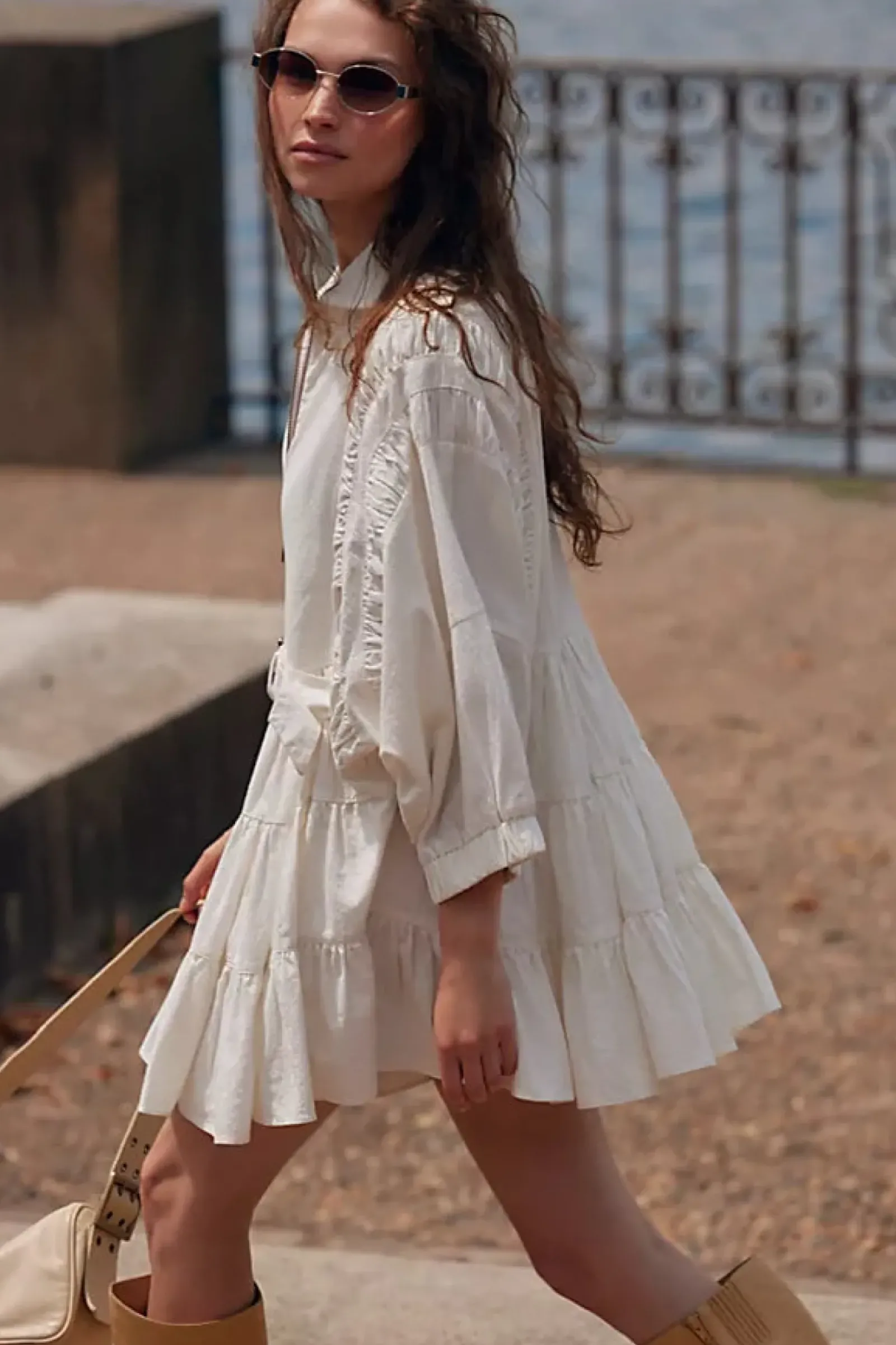 Free People Hampton Mini - Ivory Discount