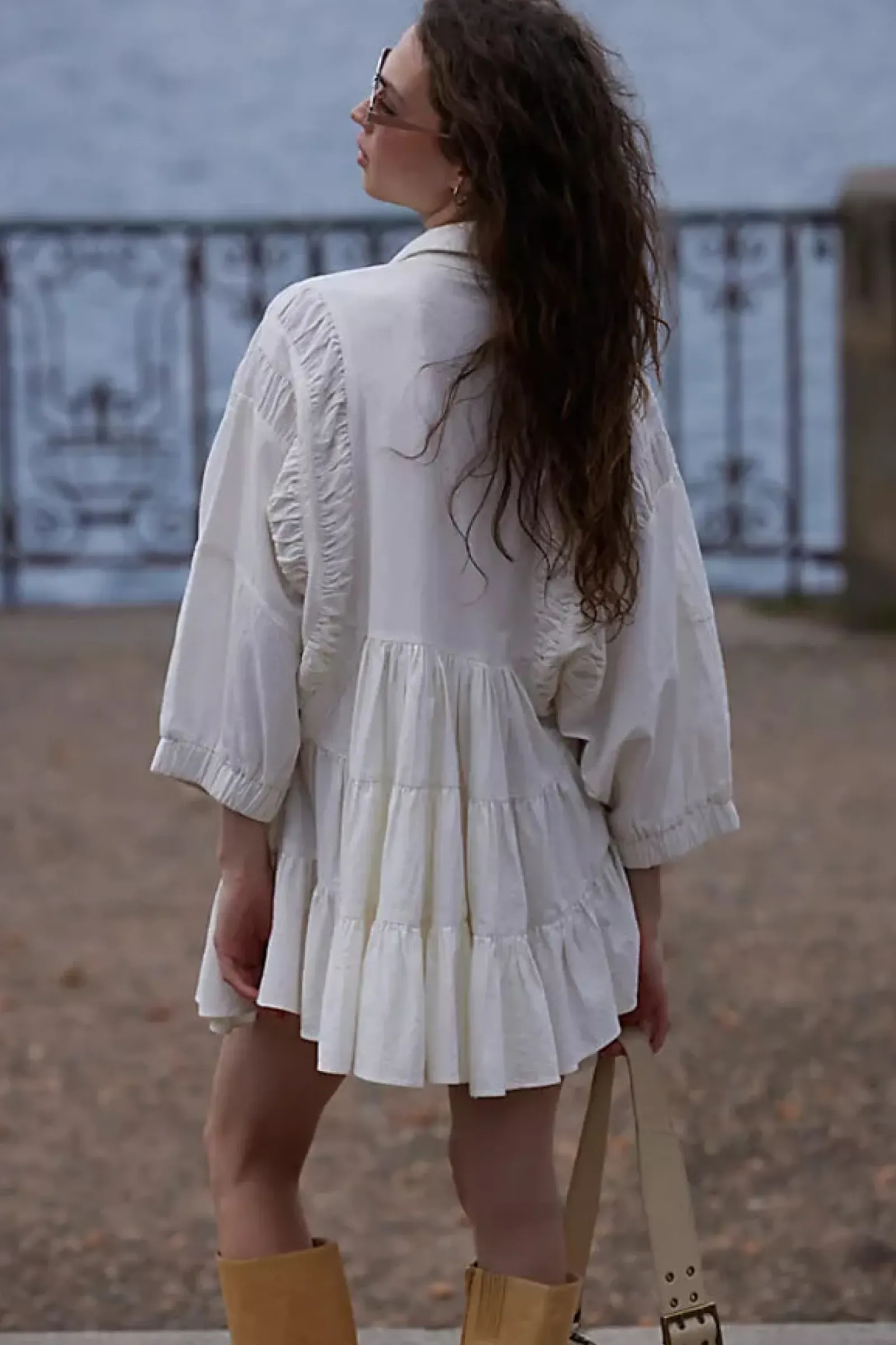 Free People Hampton Mini - Ivory Discount