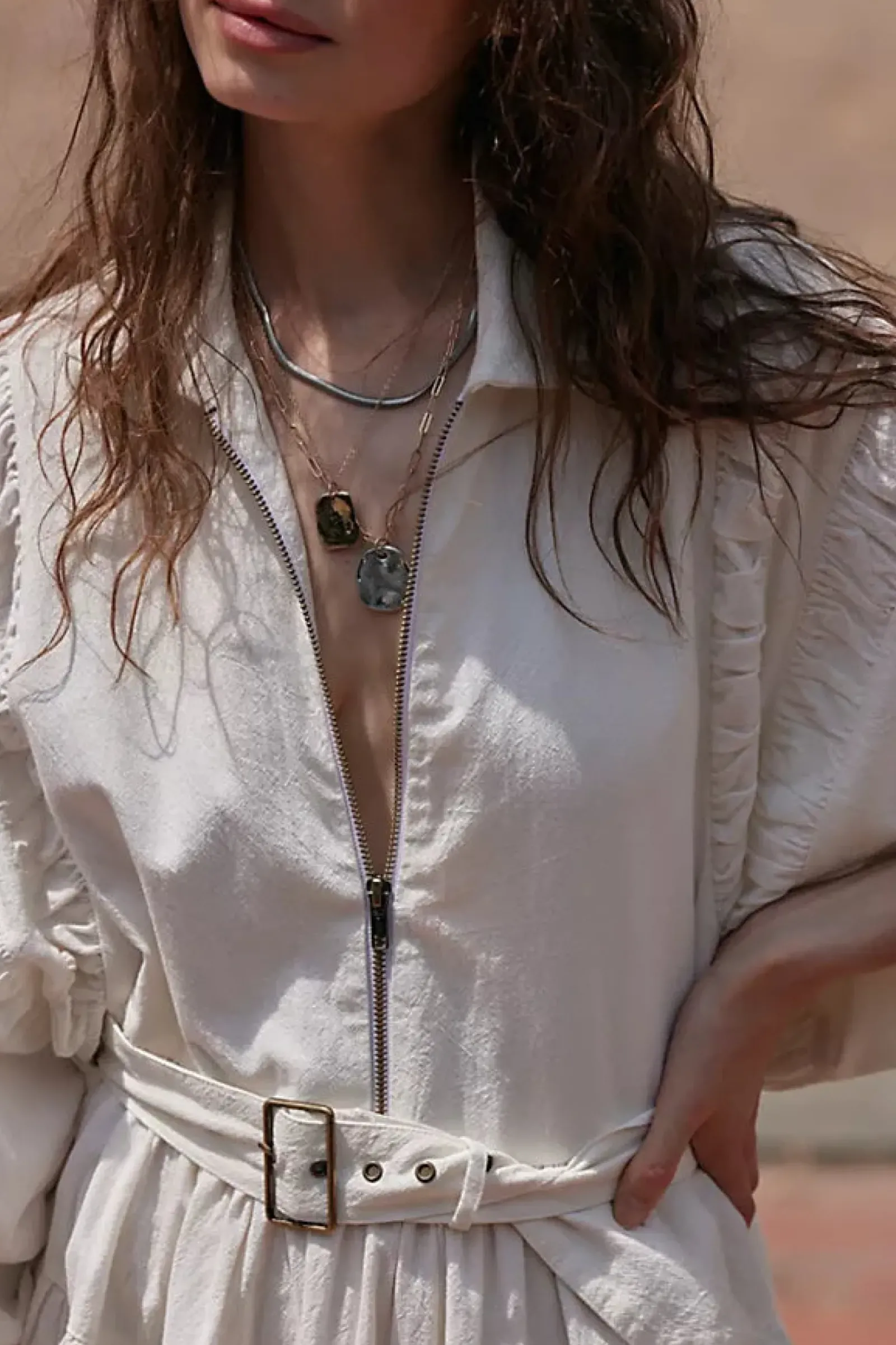 Free People Hampton Mini - Ivory Discount