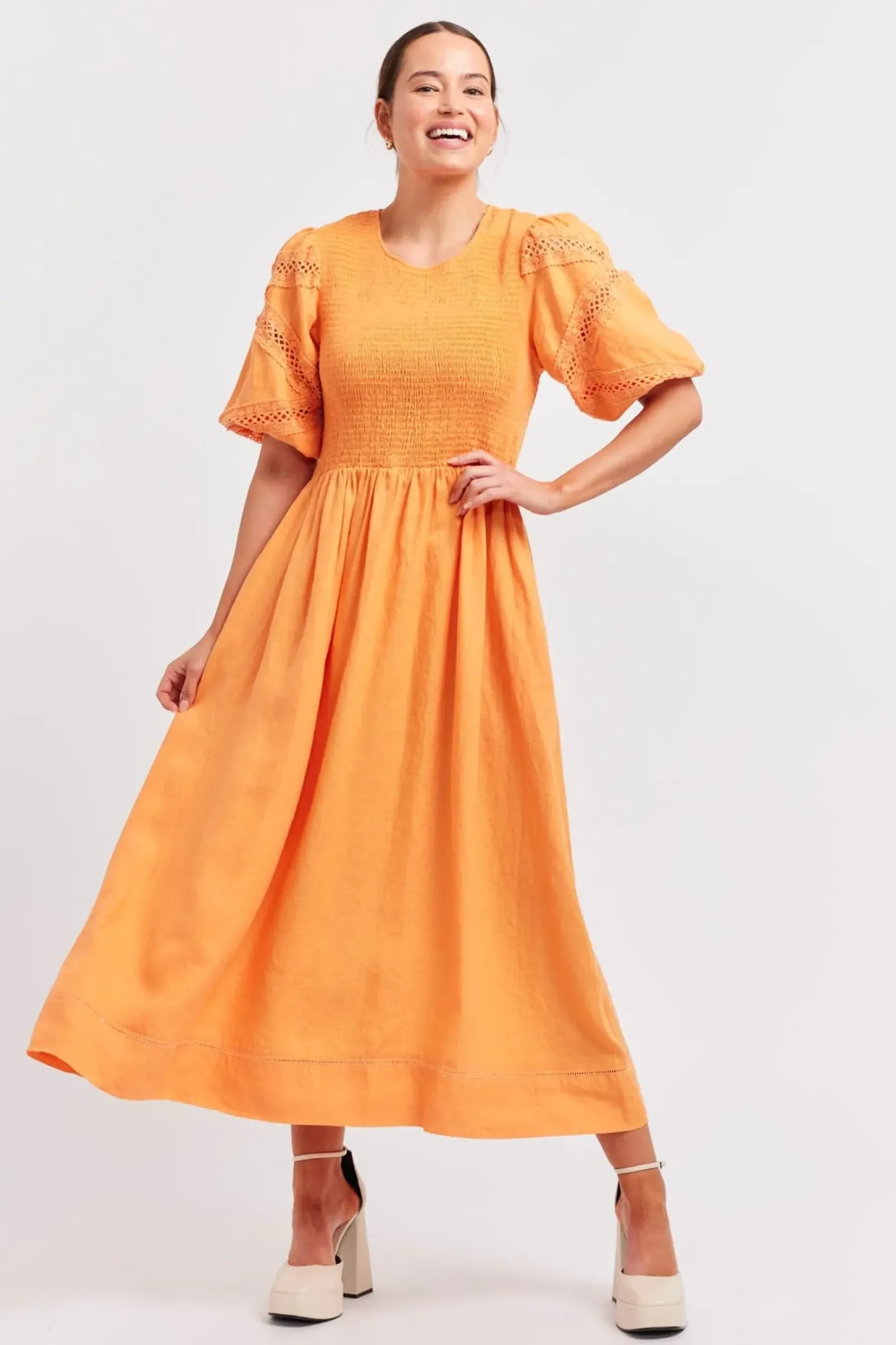 Alessandra Claudia Dress - Marigold Outlet