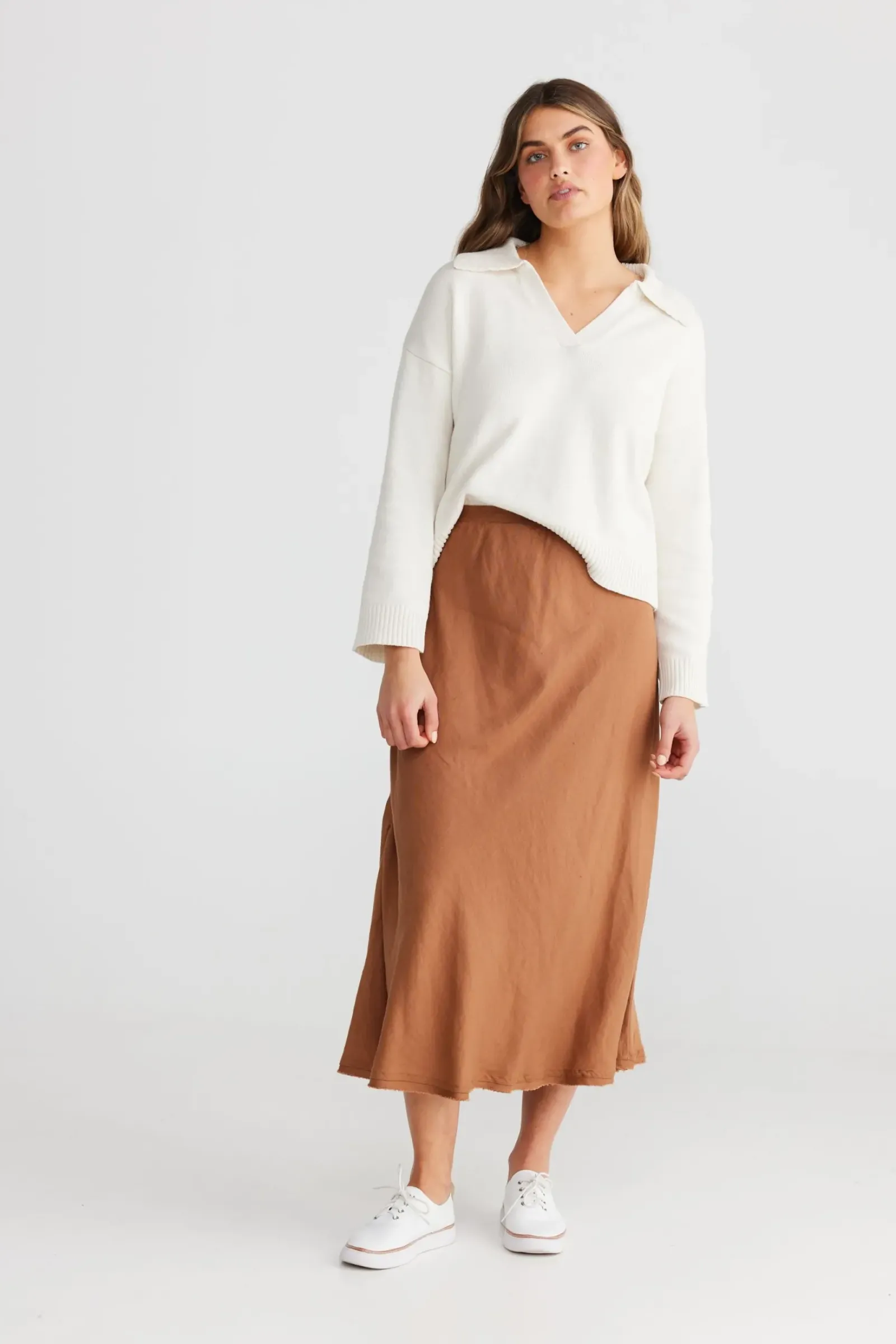 The Shanty Sicily Skirt - Terracotta Discount