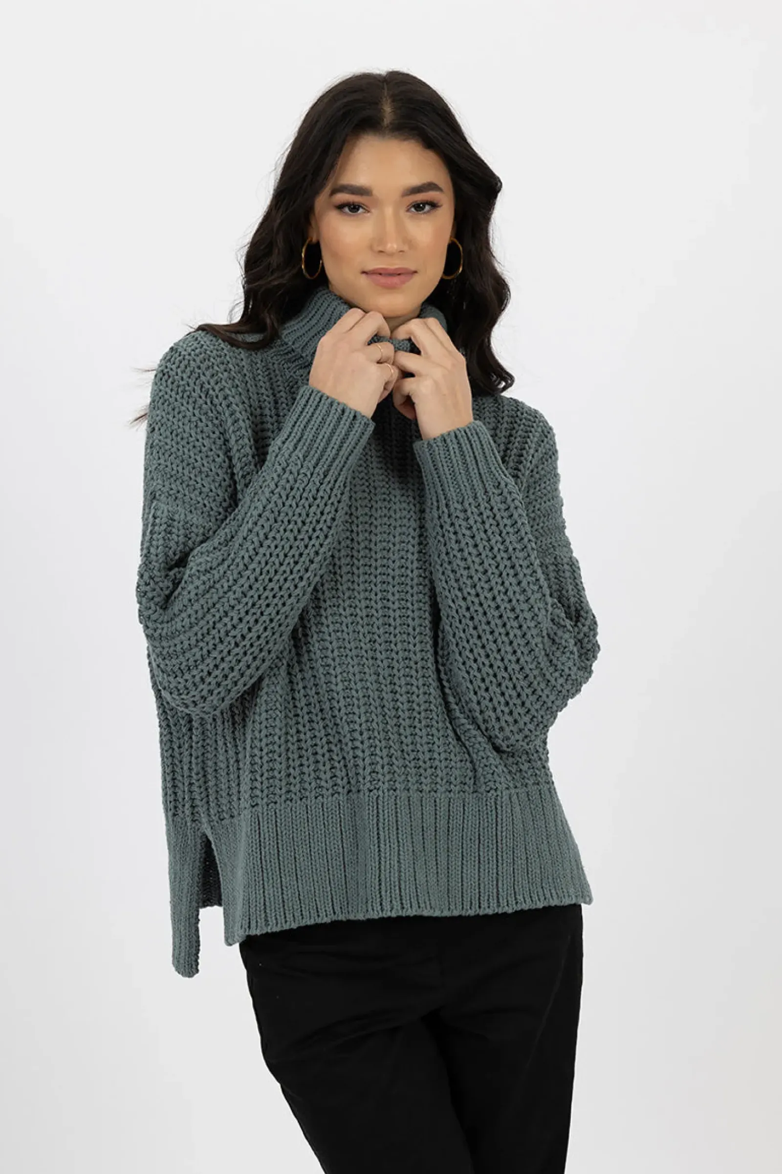 Humidity Jordie Jumper - Petrol Sale
