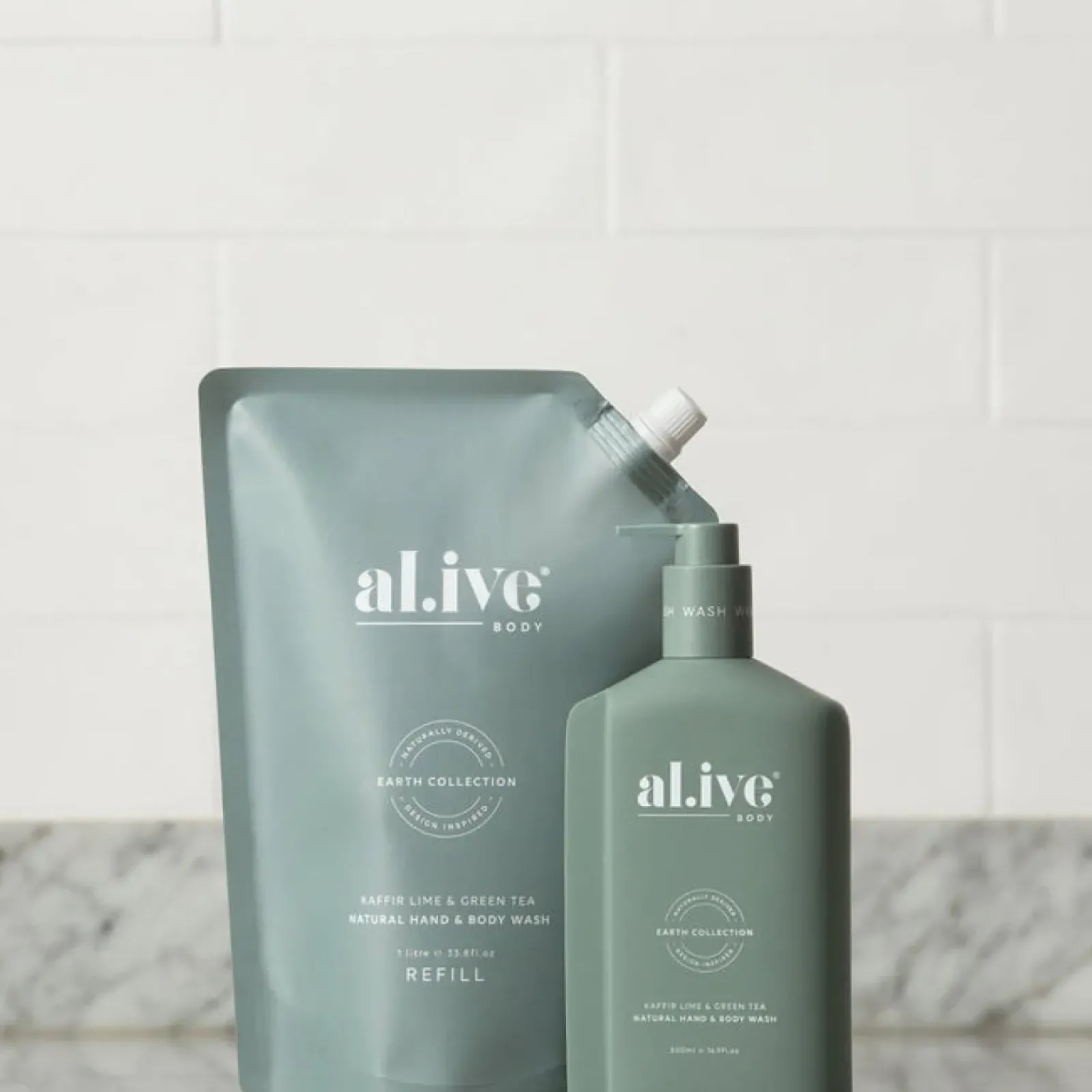 Al.ive Kaffir Lime & Green Tea Wash - Refill Fashion