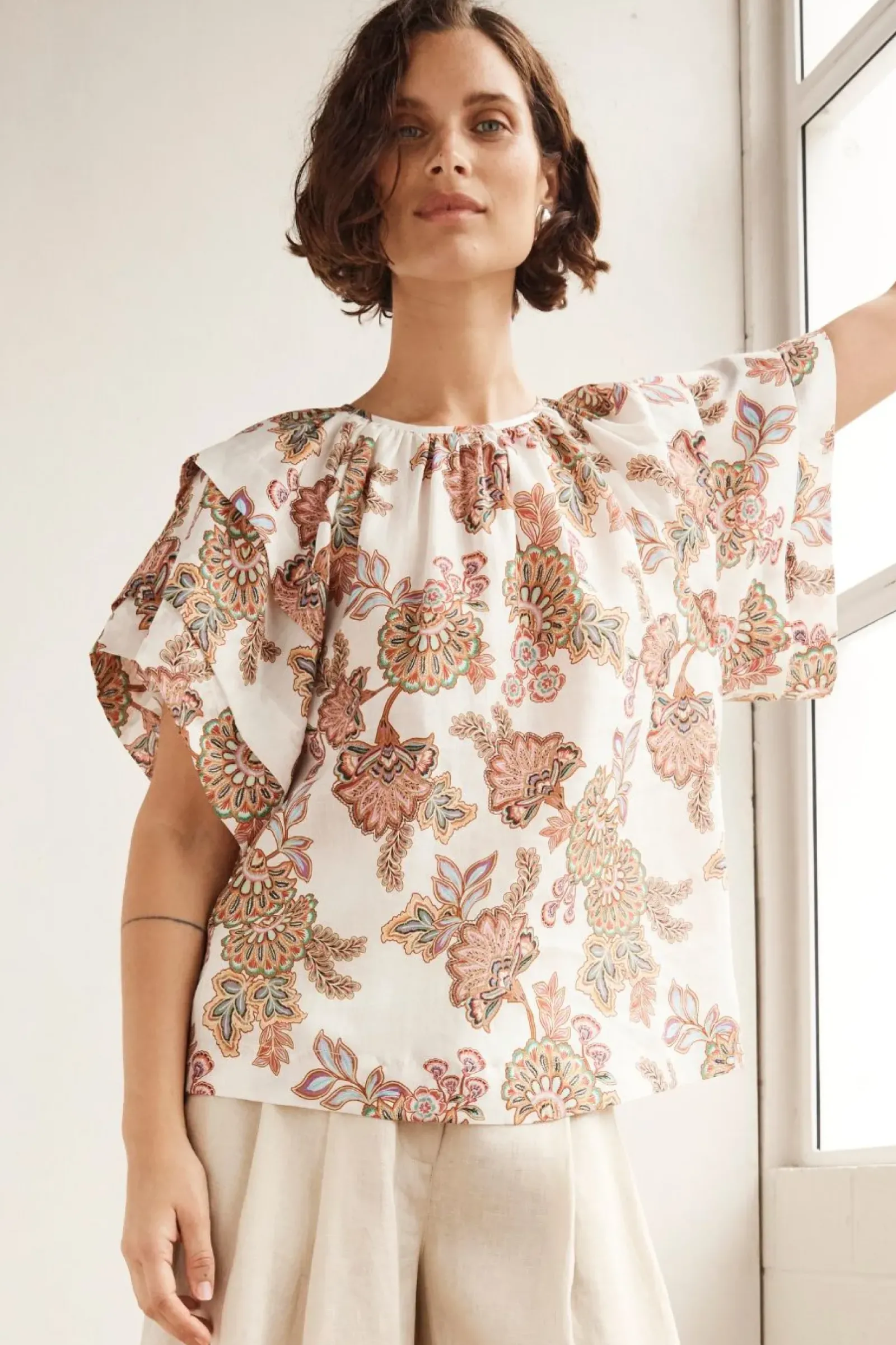 Zoe Kratzmann Flout Top - K'gari Cream Fashion